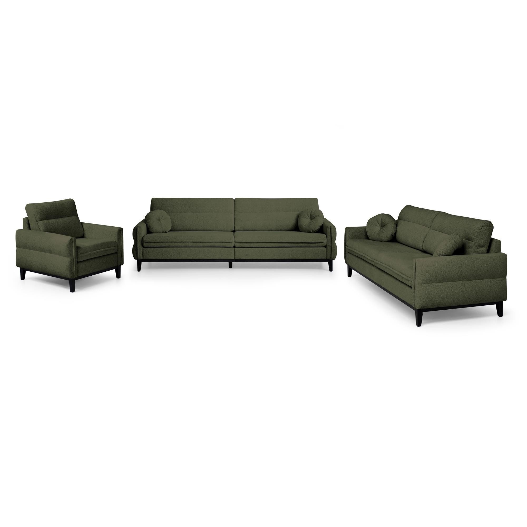 Beautysofa Polstergarnitur Belweder, (Couchgarnitur 321 Möbelset), günstig online kaufen