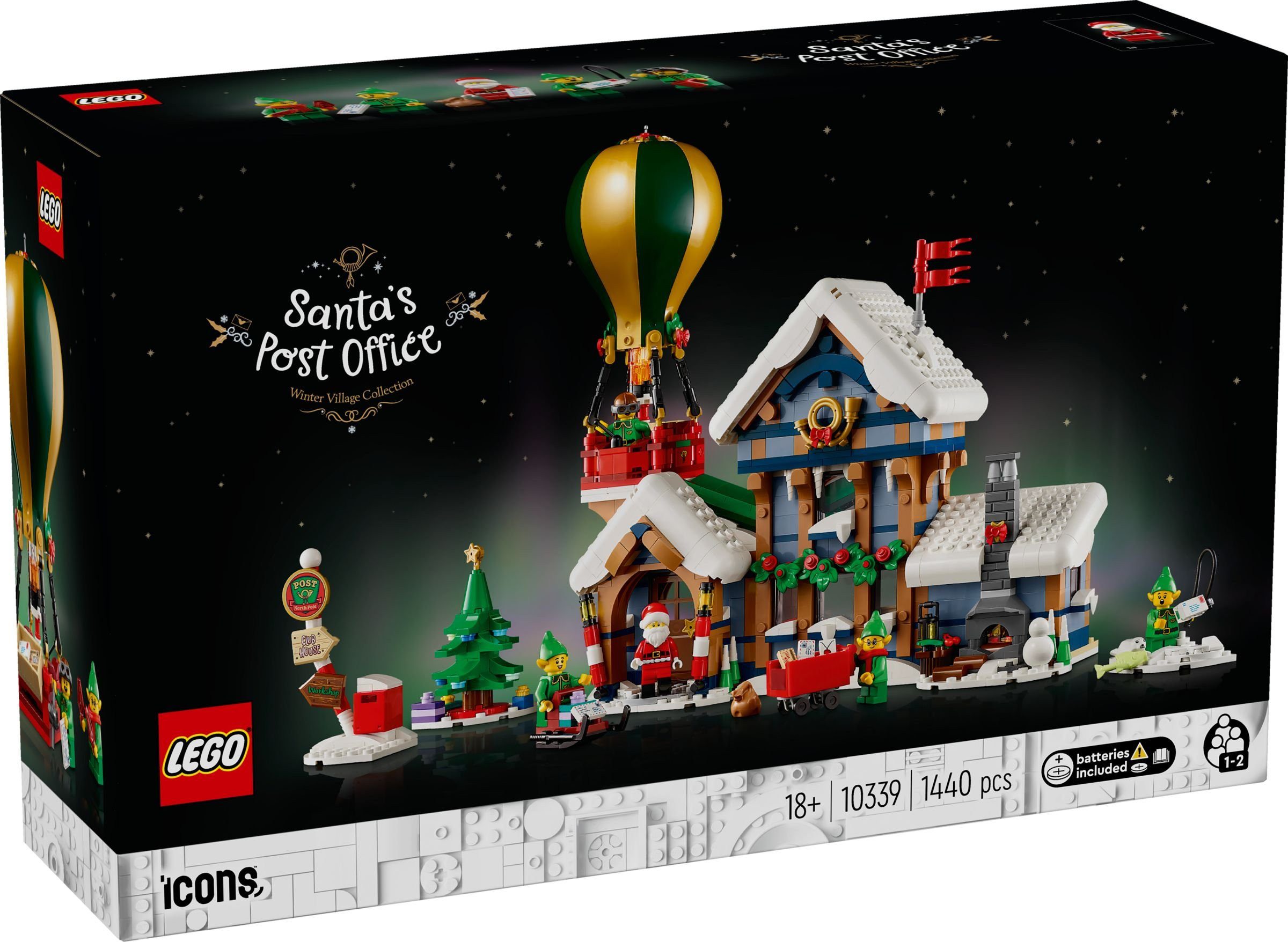 LEGO® LEGO® Icons 10339 Postamt des Weihnachtsmanns Konstruktionsspielstein günstig online kaufen