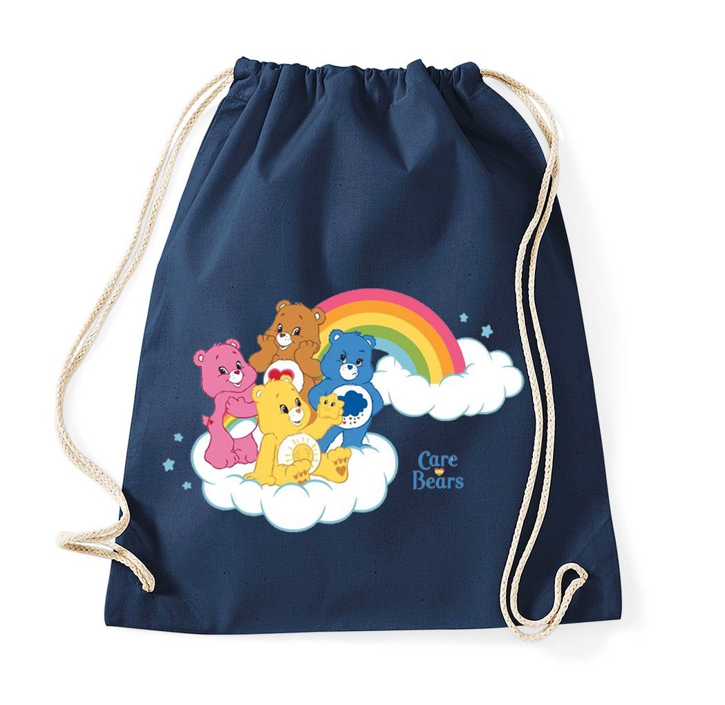 Turnbeutel aus Baumwolle Glücksbärchis Care Bears Hab-Dich-lieb Bär Wolkenland