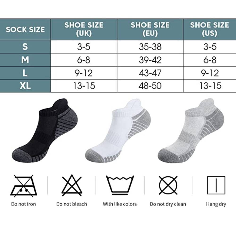 Blusmart Sportsocken 6 paare Premium unisex Kurzsocken (Sneakersocken Baumw günstig online kaufen
