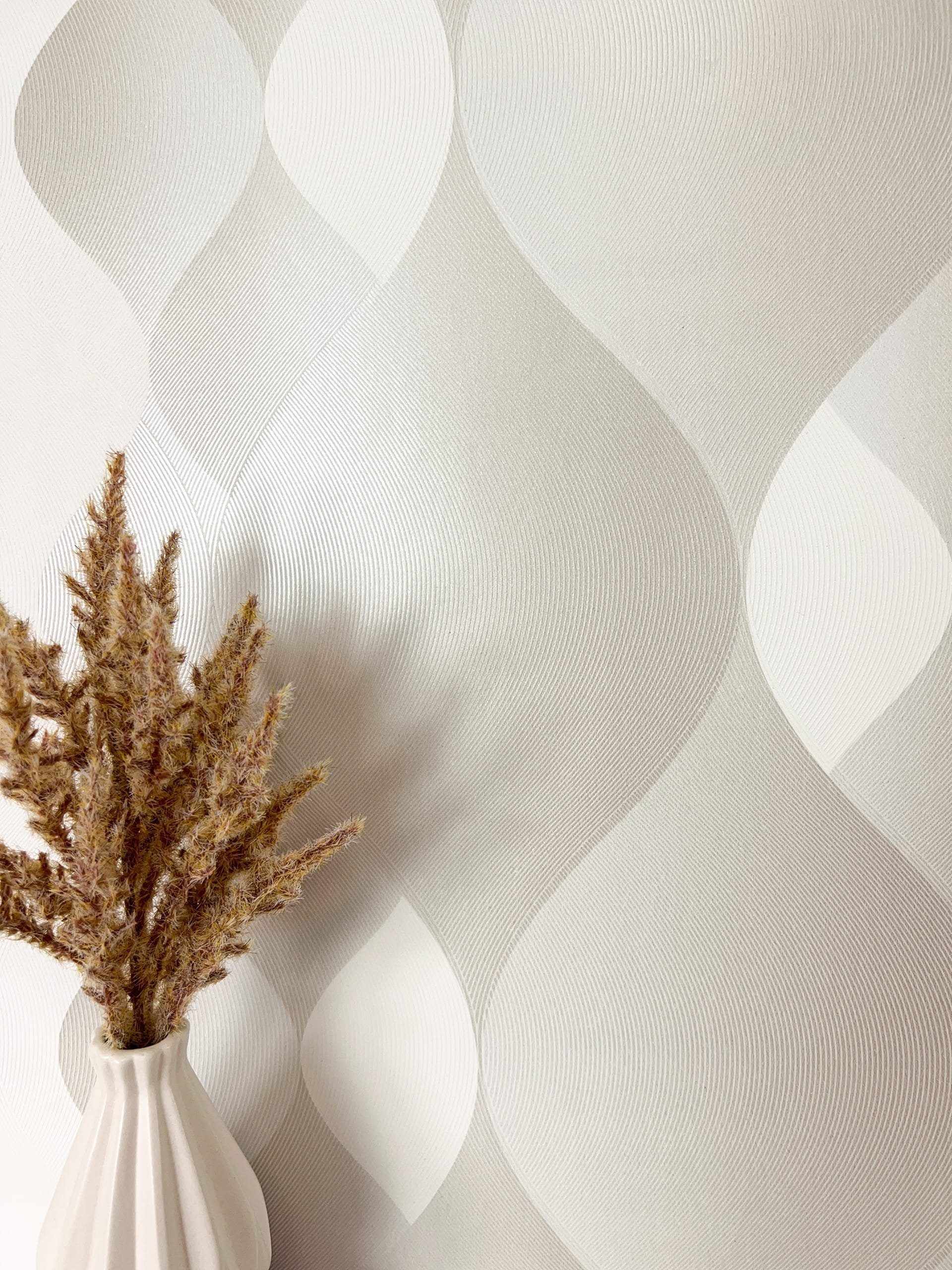 Newroom Vliestapete, Beige Tapete Modern Grafik günstig online kaufen