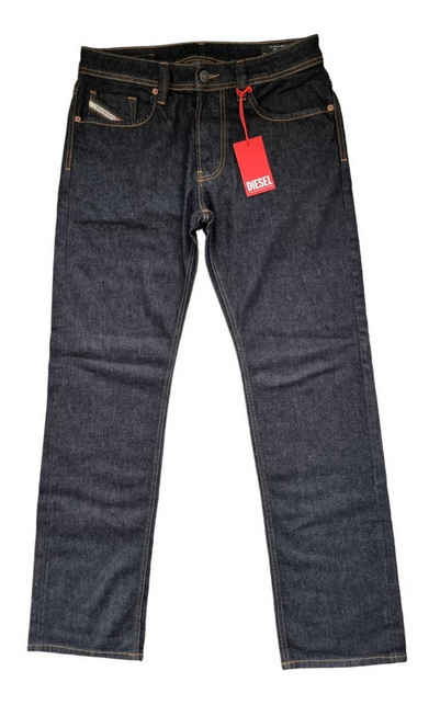 Diesel Regular-fit-Jeans Larkee RR9HF (Dunkelblau) 5 Pocket Style, Rinsed Wash