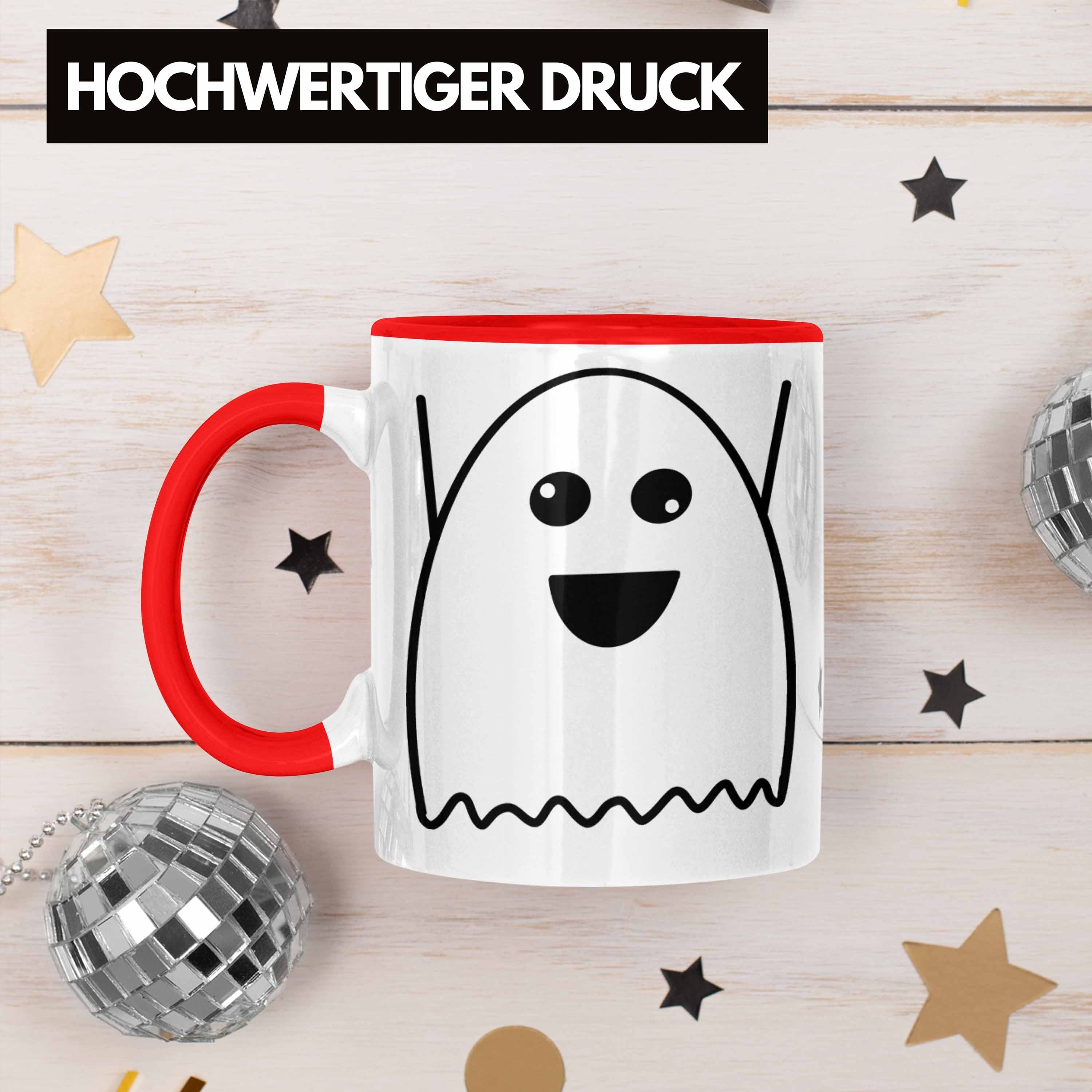 Dabbing Tasse Becher Kürbis Skelet Dekoration Tasse Trendation Rot Halloween