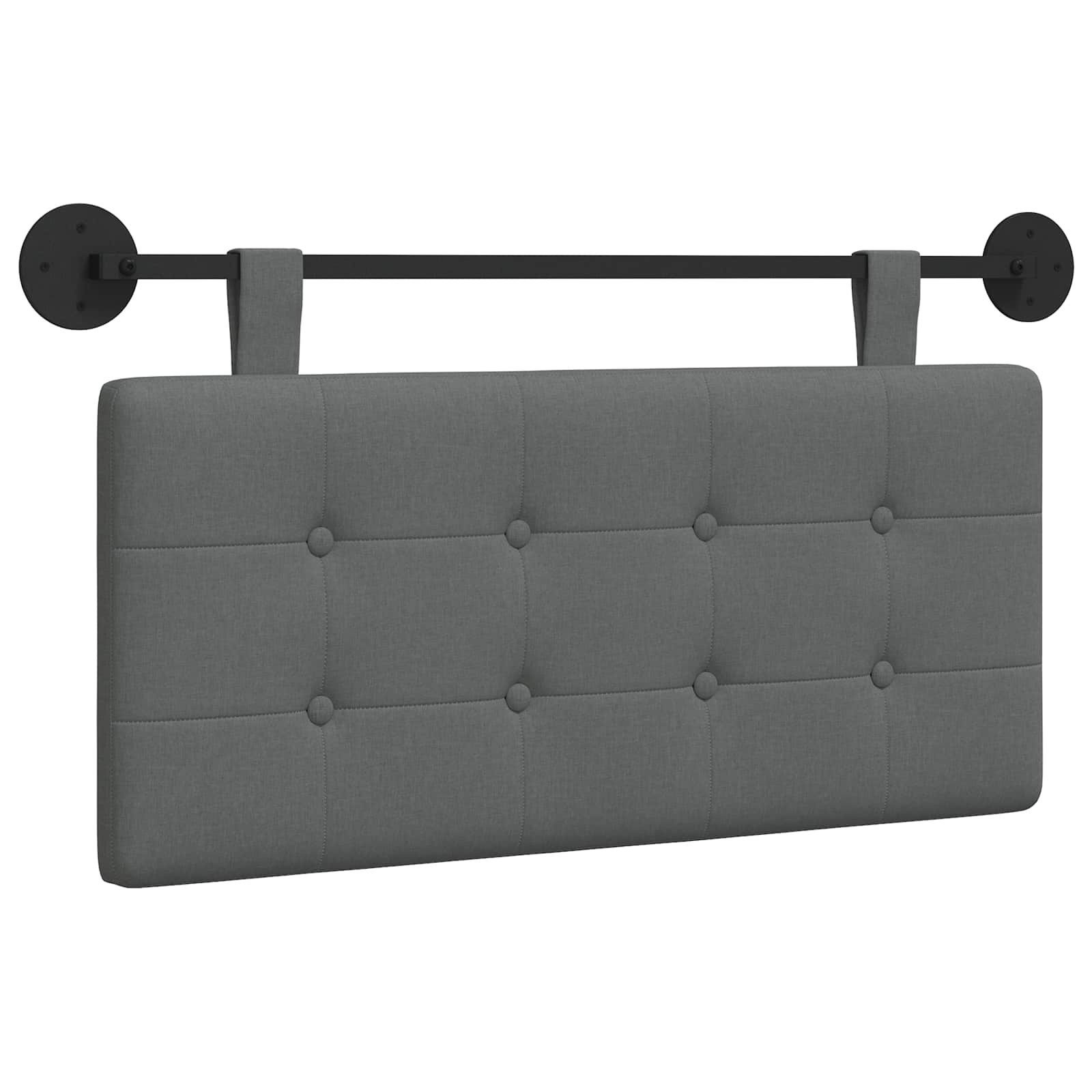 vidaXL Bett Hängendes Kopfteil Stoff (1-tlg)