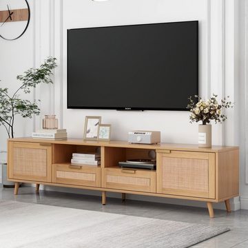 SIKAINI TV-Schrank (set, 1-St., 200*37*49cm) Stabiler TV-Ständer für stilvolle Wohnzimmer, TV-Konsolentisch