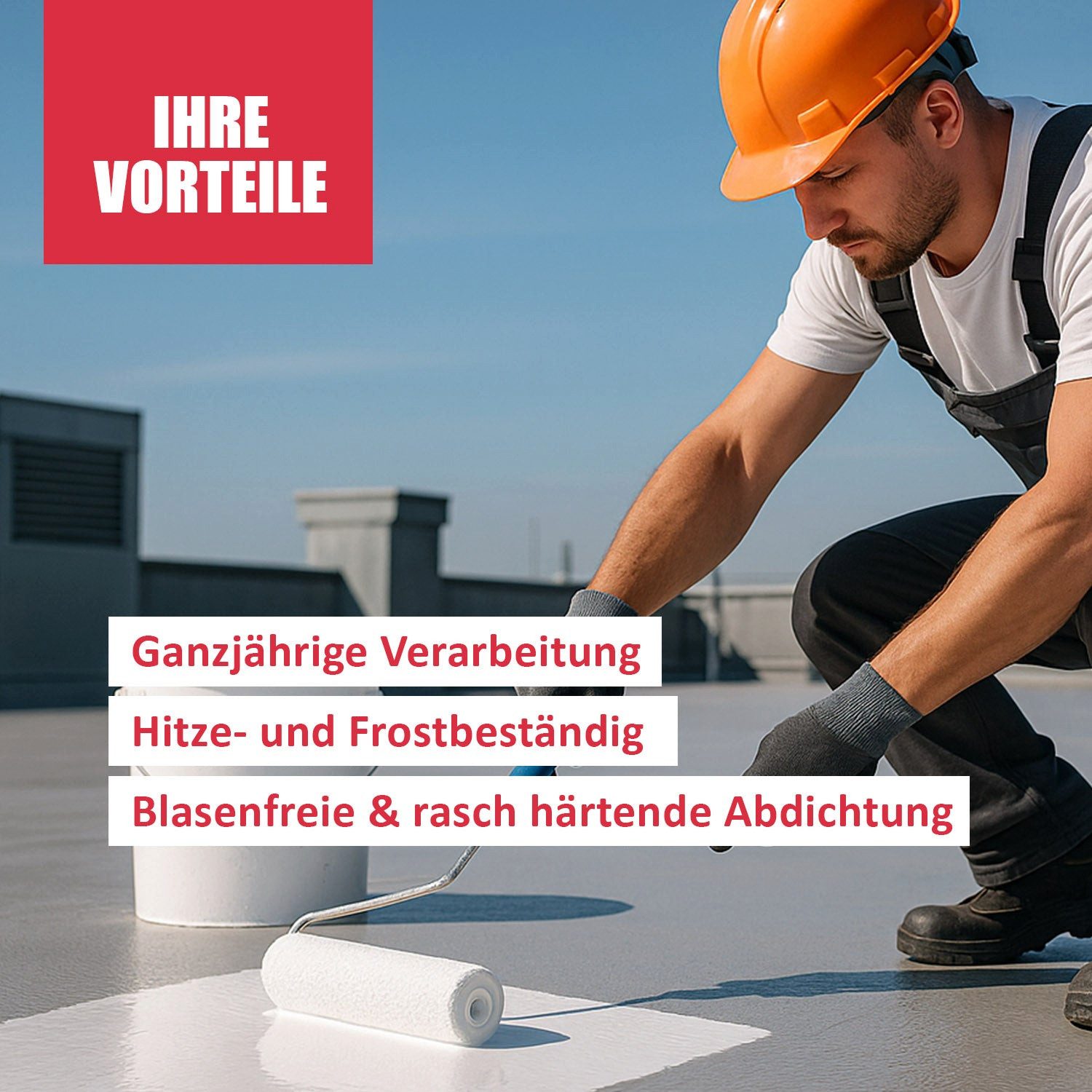 DICHTON Dichtstoff D.88W 1K PU Flüssigkunststoff, Flüssigkunststoff auf Polyurethan-Basis, Schnelle & sichere Verarbeitung, Vielseitig einsetzbar, Extrem widerstandsfähig, Optisch & technisch flexibel, Effizient & nachhaltig, (DICHTON D.88W, 1-tlg., neueste Generation,schnellhärtend,blasenfrei, ganzjährige Verarbeitung)