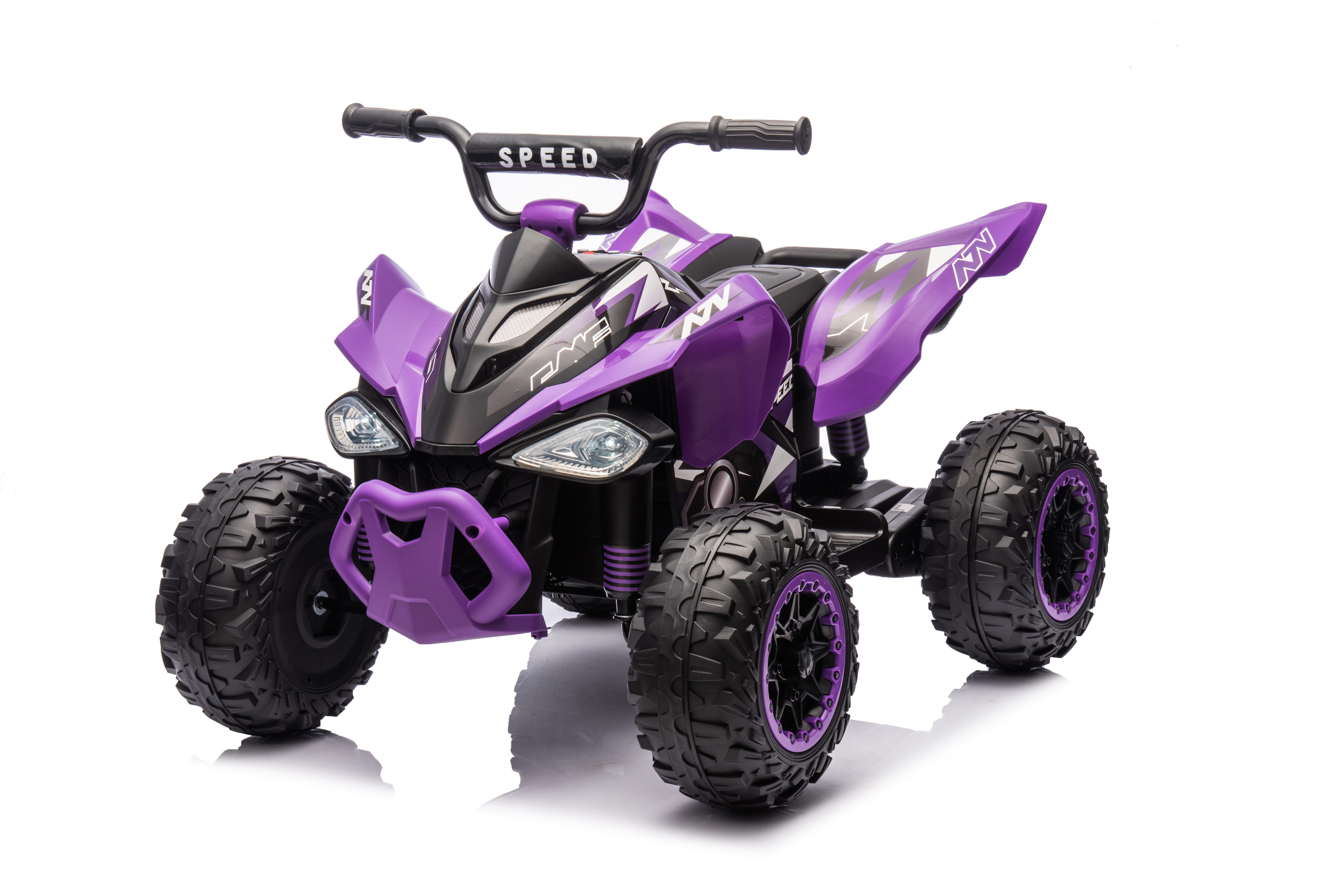 LALAHO Elektro-Kinderquad Kinder Quad Elektro, Elektro-Kinderquad, 12V, langsamer Start, Musik, LED, 12Vlangsamer Start,35WInklusive Akku und Ladegerät