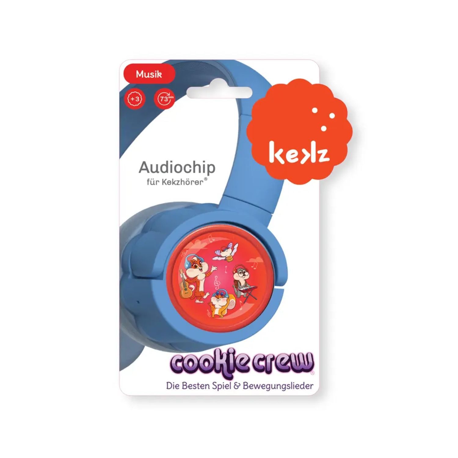 Kekz Hörspiel Cookie Crew - Die besten Spiel- & Bewegungslieder,1 Audio-Chip