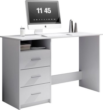 BEGA OFFICE Schreibtisch Adria, mit Schubkasten abschließbar, Schubkästen Rechts oder links montierbar