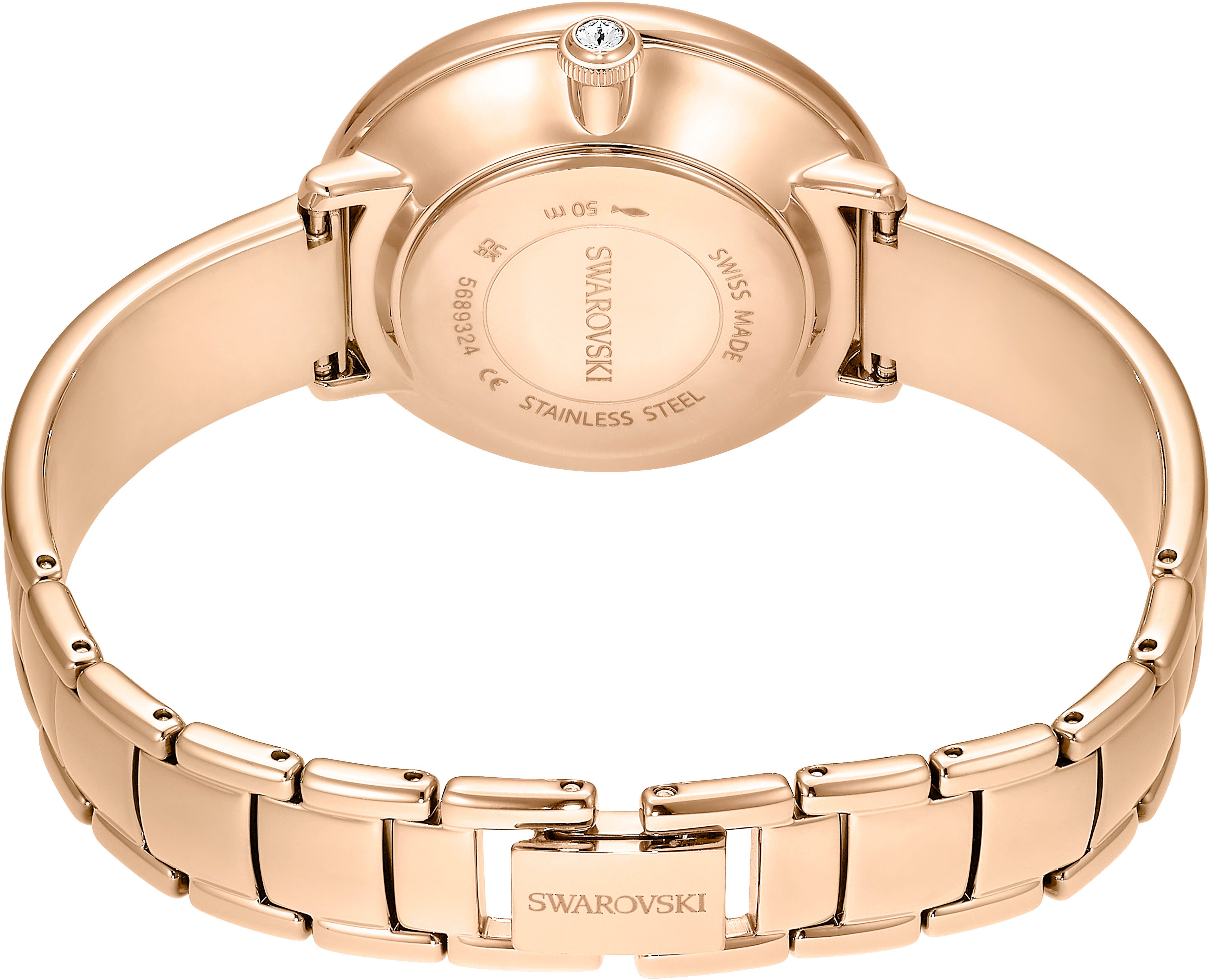 Swarovski Quarzuhr CRYSTALLINE 5709816, Armbanduhr, Damenuhr, Swiss Made, Edelstahlarmband, analog