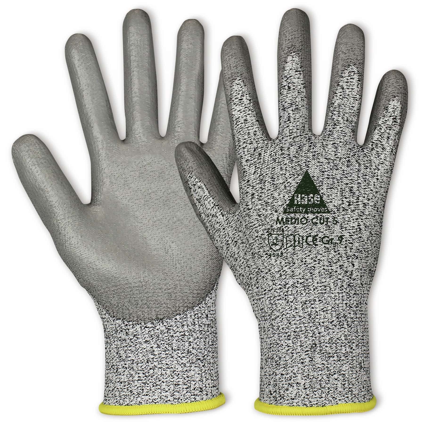 Hase Safety Gloves Schnittschutzhandschuhe HASE SAFETY GLOVES Schnittschutz-Arbeitshandschuhe Medio Cut 5, EN