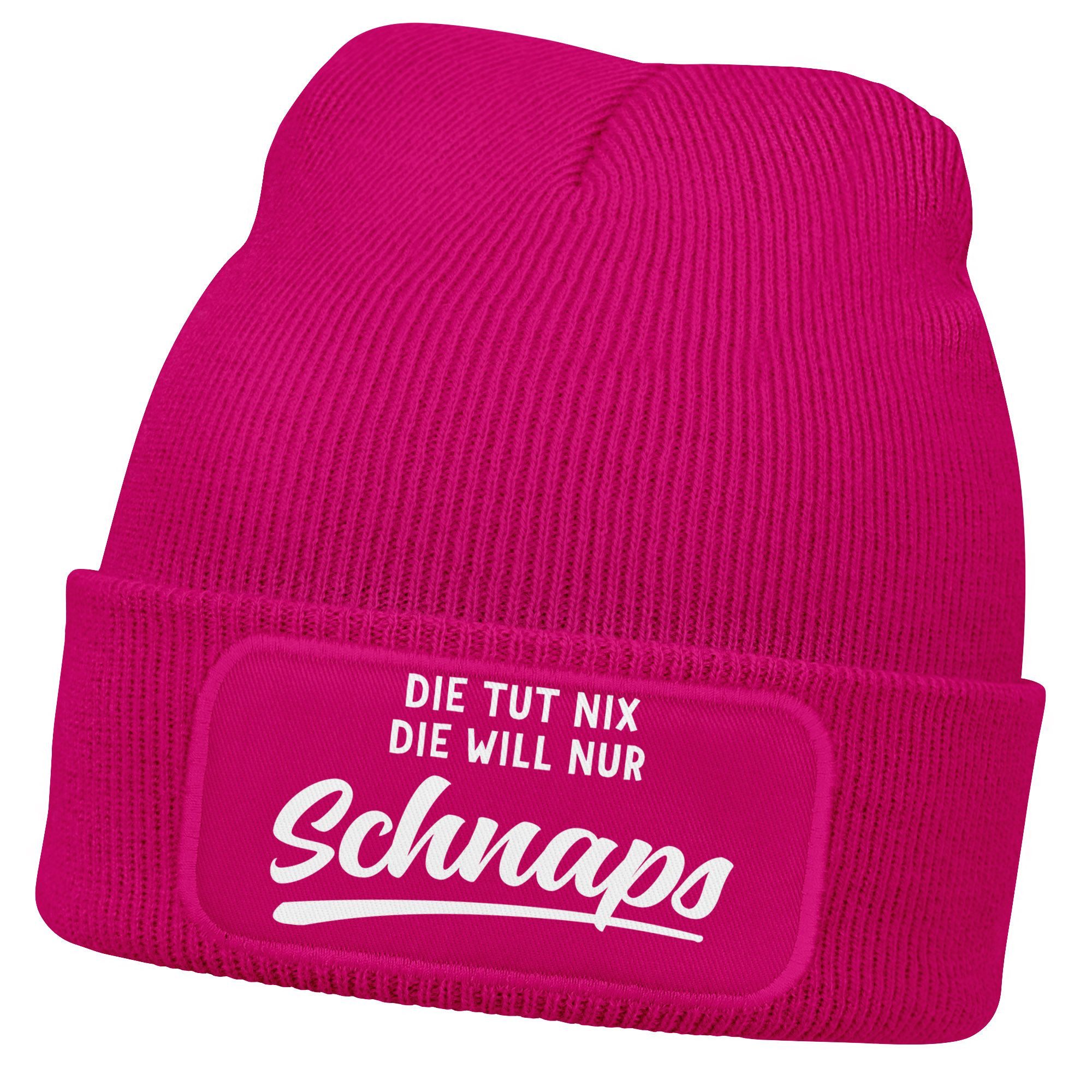 MoonWorks Strickmütze Damen Beanie mit Patch Strickmütze mit Spruch Lieblin günstig online kaufen
