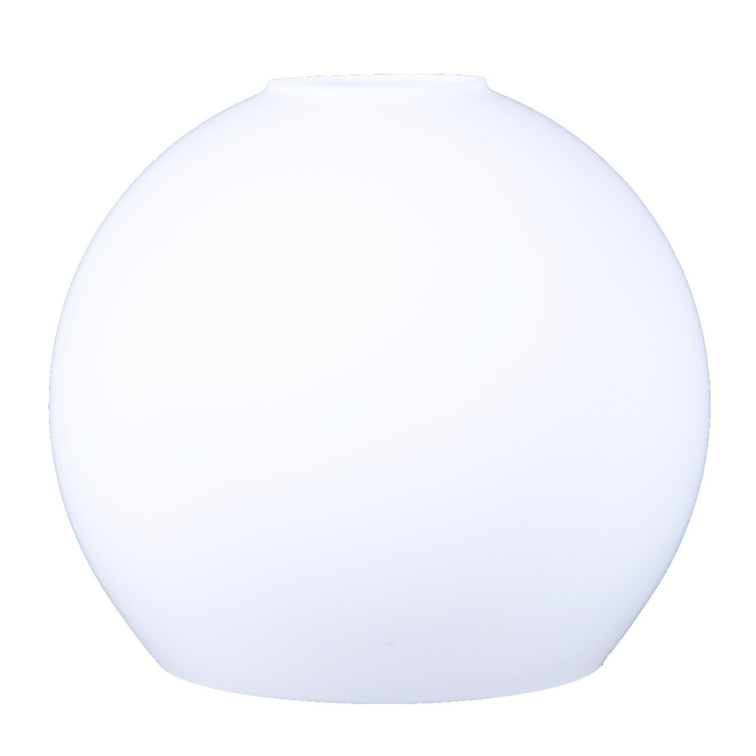Home4Living Lampenschirm Kugelglas KL4051 opal weiß glänzend d=160/103/48mm f. E27, Dekorativ
