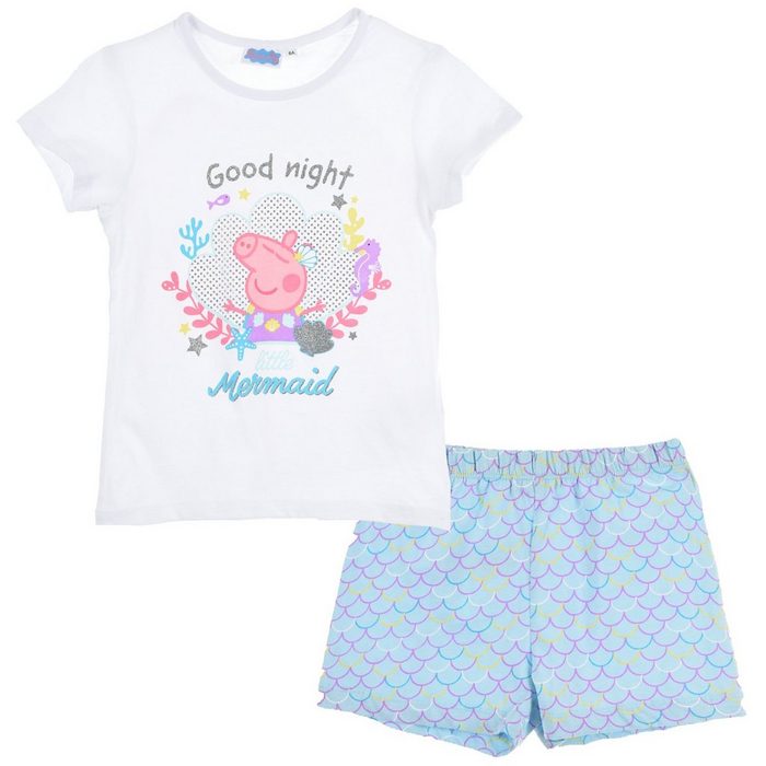 Peppa Pig Schlafanzug Peppa Pig Mädchen Schlafanzug Kurzarm Pyjama
