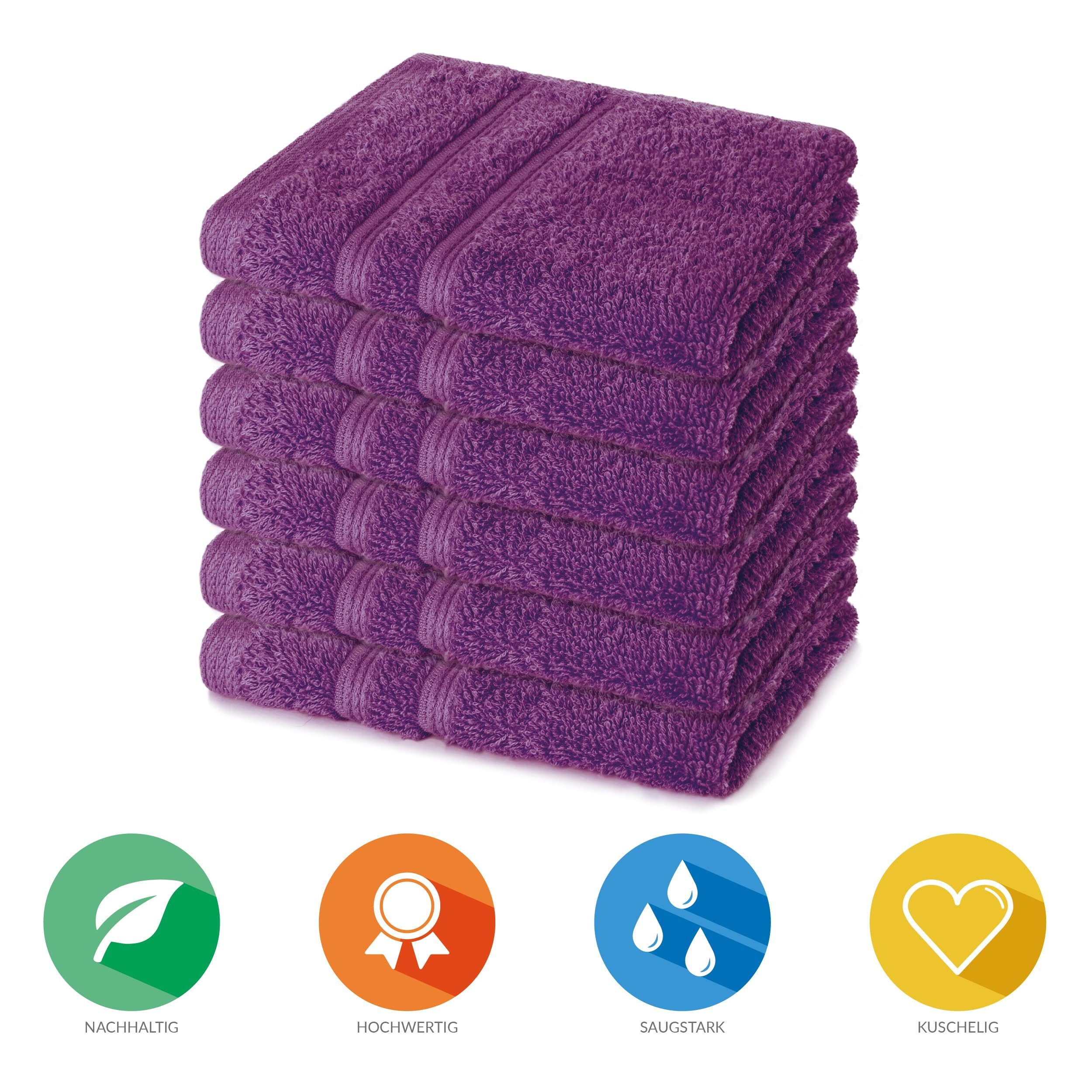 Lavea Handtuch Set Bio-Baumwoll Serie Bali, günstig online kaufen