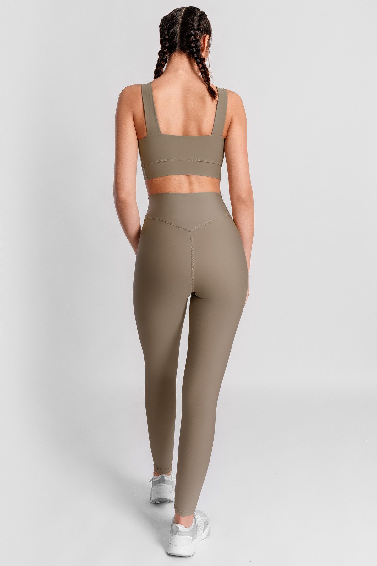 Superstacy Leggings Hoch taillierte Leggings mit V-Taille Detail