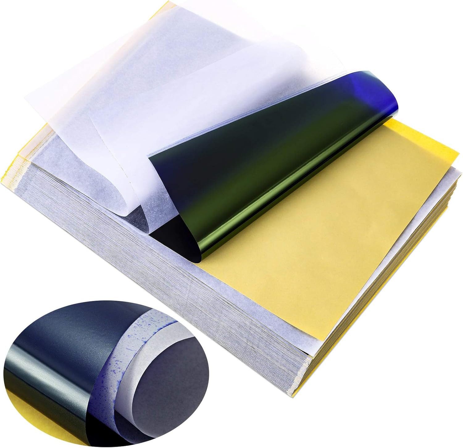 AURIVION Schmuck-Tattoo Schmuck-Tattoo Tattoo Transfer Papier, 100-tlg., 100 Stück, 30*20cm Arm Oberschenkel Tattoo