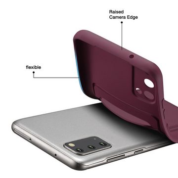 CoolGadget Handyhülle Card Case Handy Tasche für Samsung Galaxy S20 6,2 Zoll, Silikon Schutzhülle mit Kartenfach für Samsung Galaxy S20 Hülle