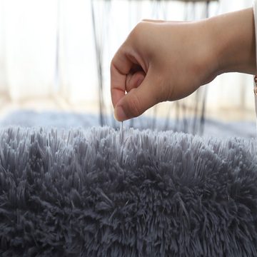 Teppich Modern Flauschig Weich Zottelig einfarbig Teppiche 160x230 cm, Juoungle