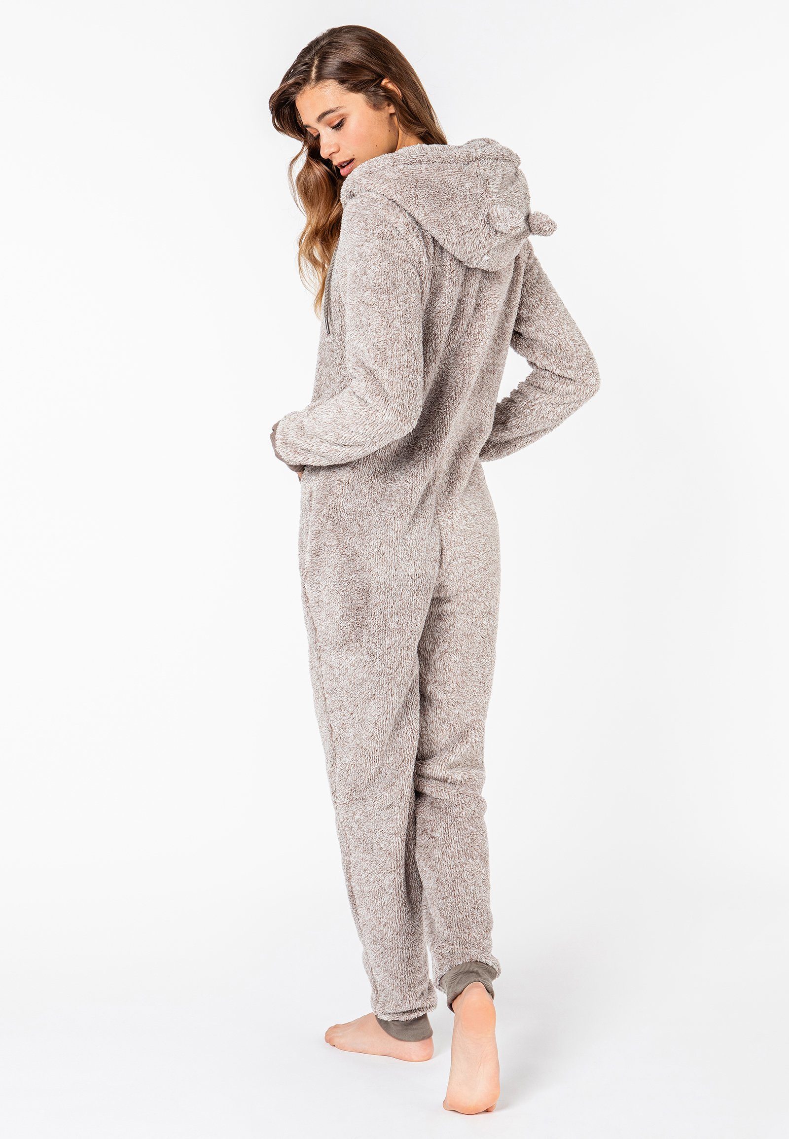 Eight2Nine Jumpsuit Fleece Overall mit Öhrchen günstig online kaufen