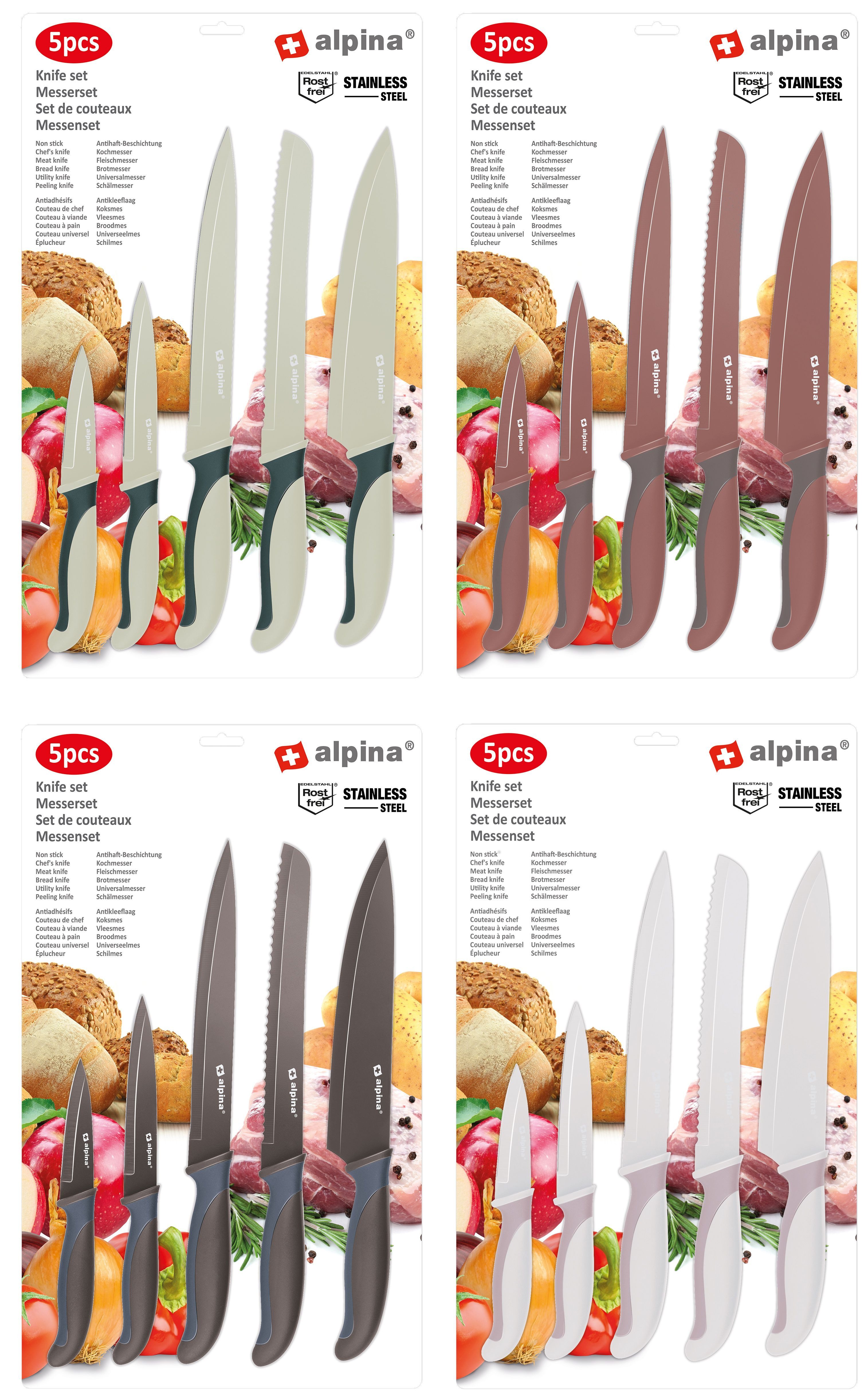 EDCO Universalküchenmesser Ножиset 5tlg. ALPINA