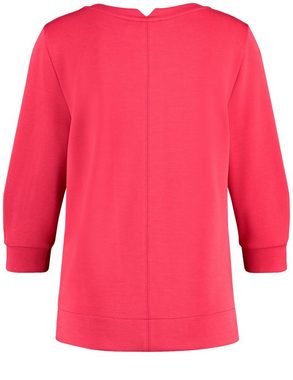 GERRY WEBER Sweatshirt Modisches 3/4 Arm Shirt aus schwerer Jerseyqualität