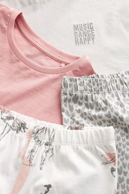 Next Pyjama Schlafanzug-Jogginghosen im 2er-Pack (4 tlg)