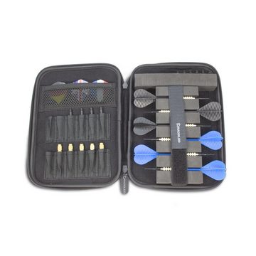 RADOLEO Aufbewahrungsbox DART Case für 2 Spieler 6 komplette Darts elegantes Design