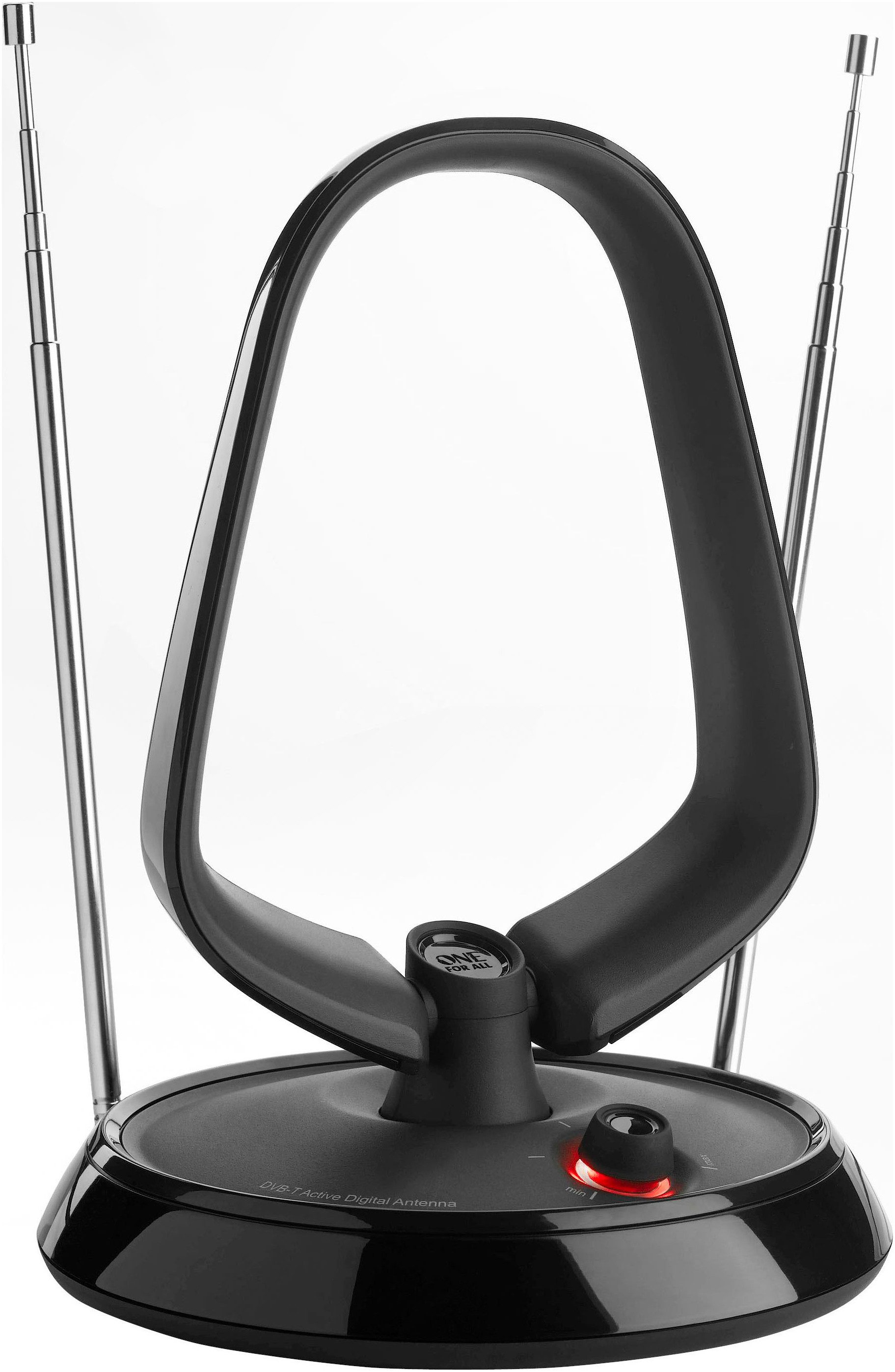 One for All SV9143-5G Innenantenne (DVB-T, DAB, DVB-T2, für Innenbereich, Verstärkung: 20 dB)