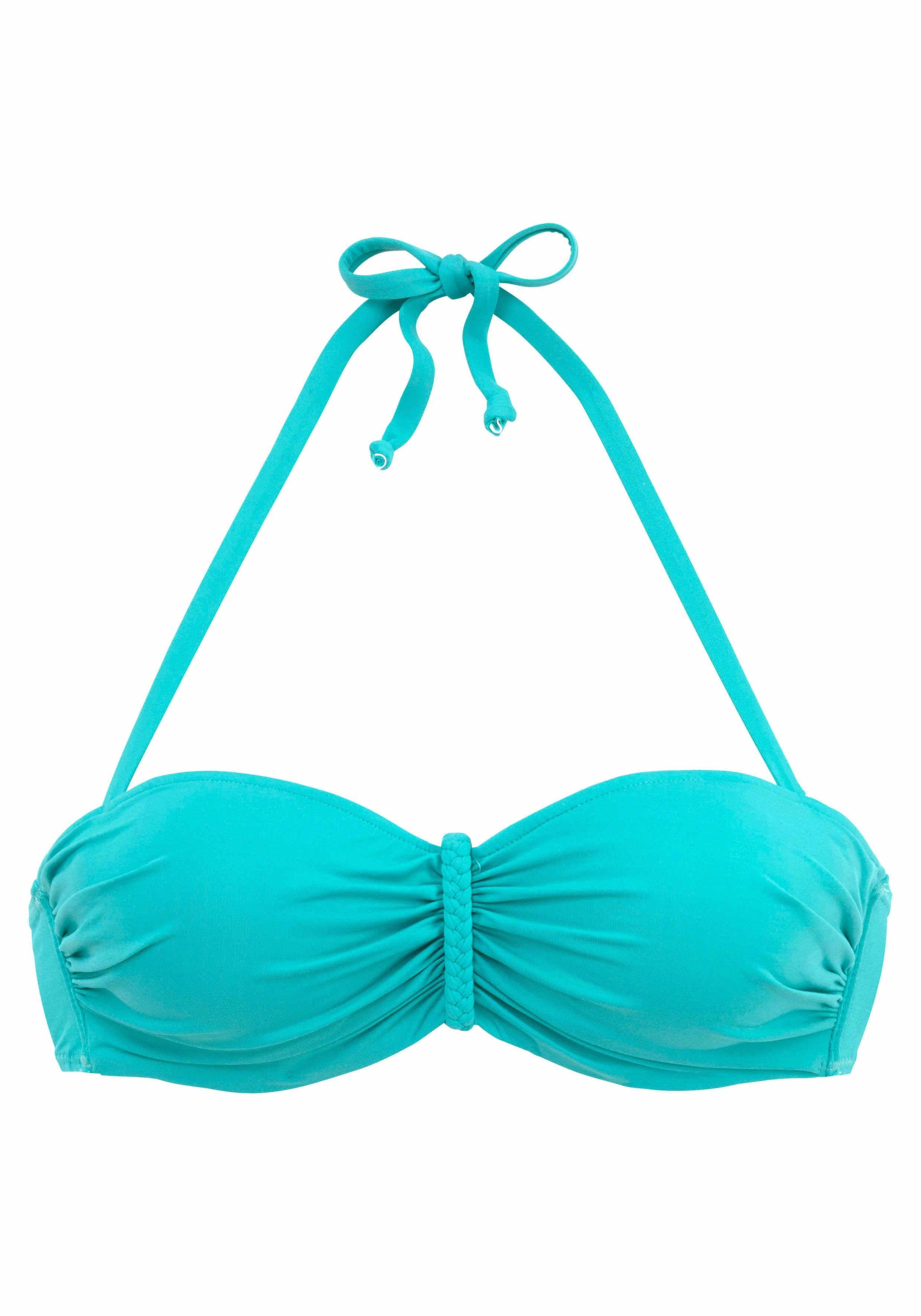 Buffalo Bügel-Bandeau-Bikini-Top Happy, mit geflochtenem Detail – Bild 2 von 5