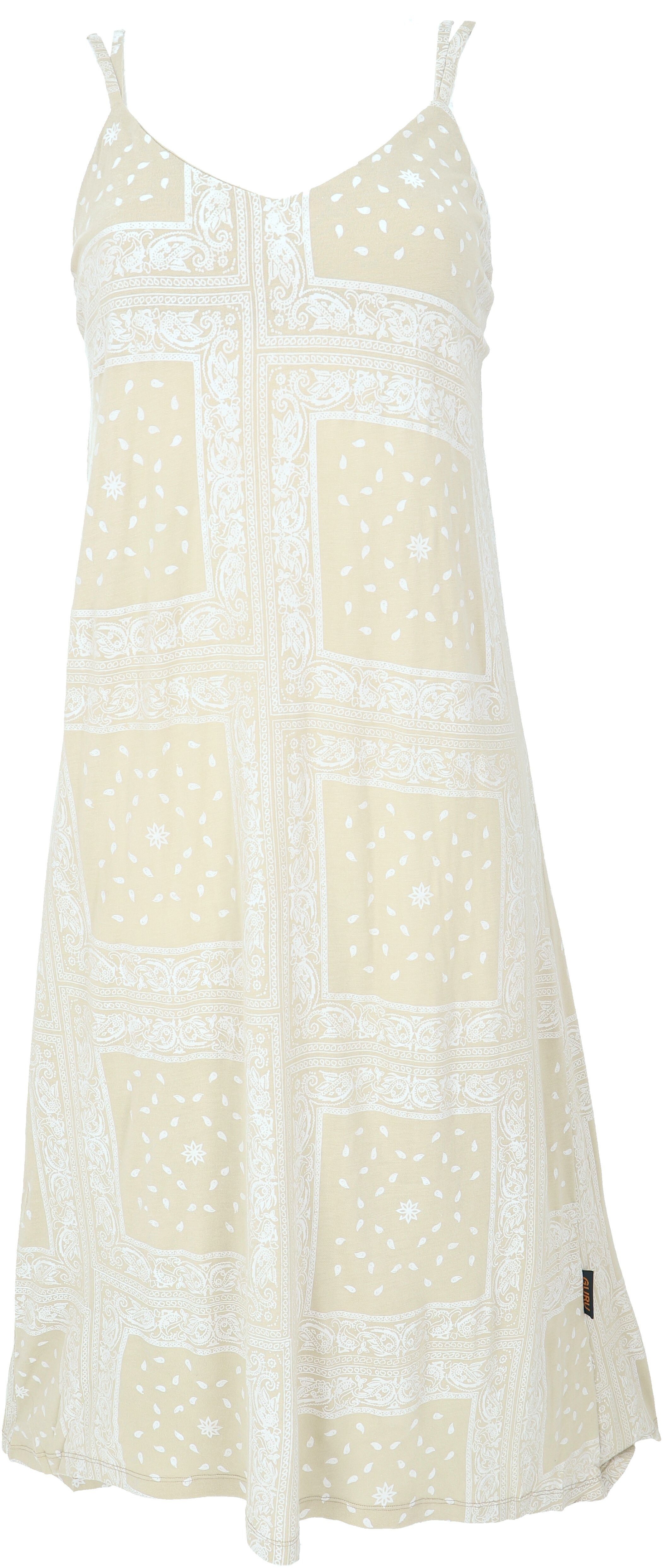 Guru-Shop Midikleid Midikleid mit Patchworkdruck, Sommerkleid,.. günstig online kaufen