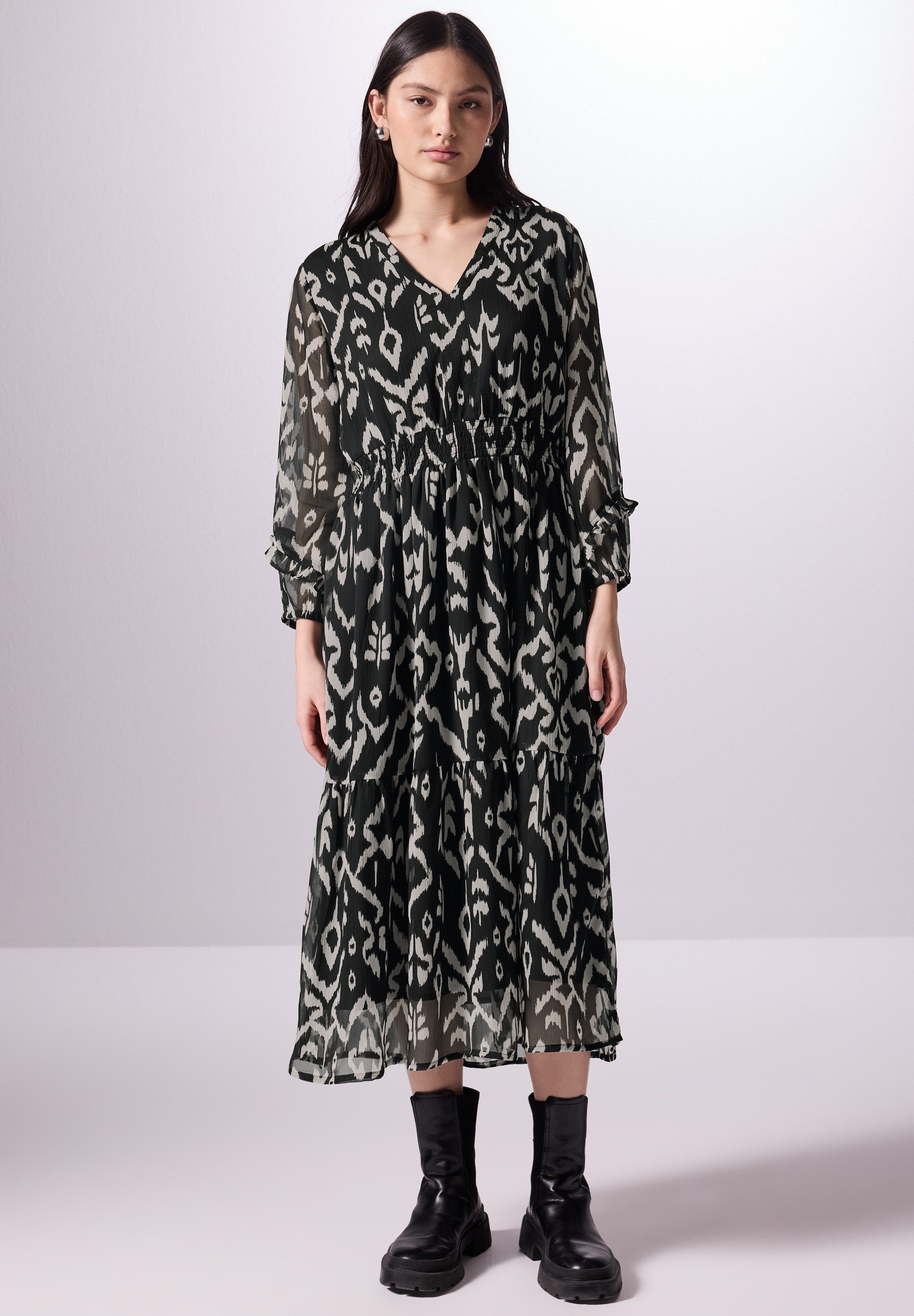STREET ONE STUDIO Midikleid mit grafischem günstig online kaufen