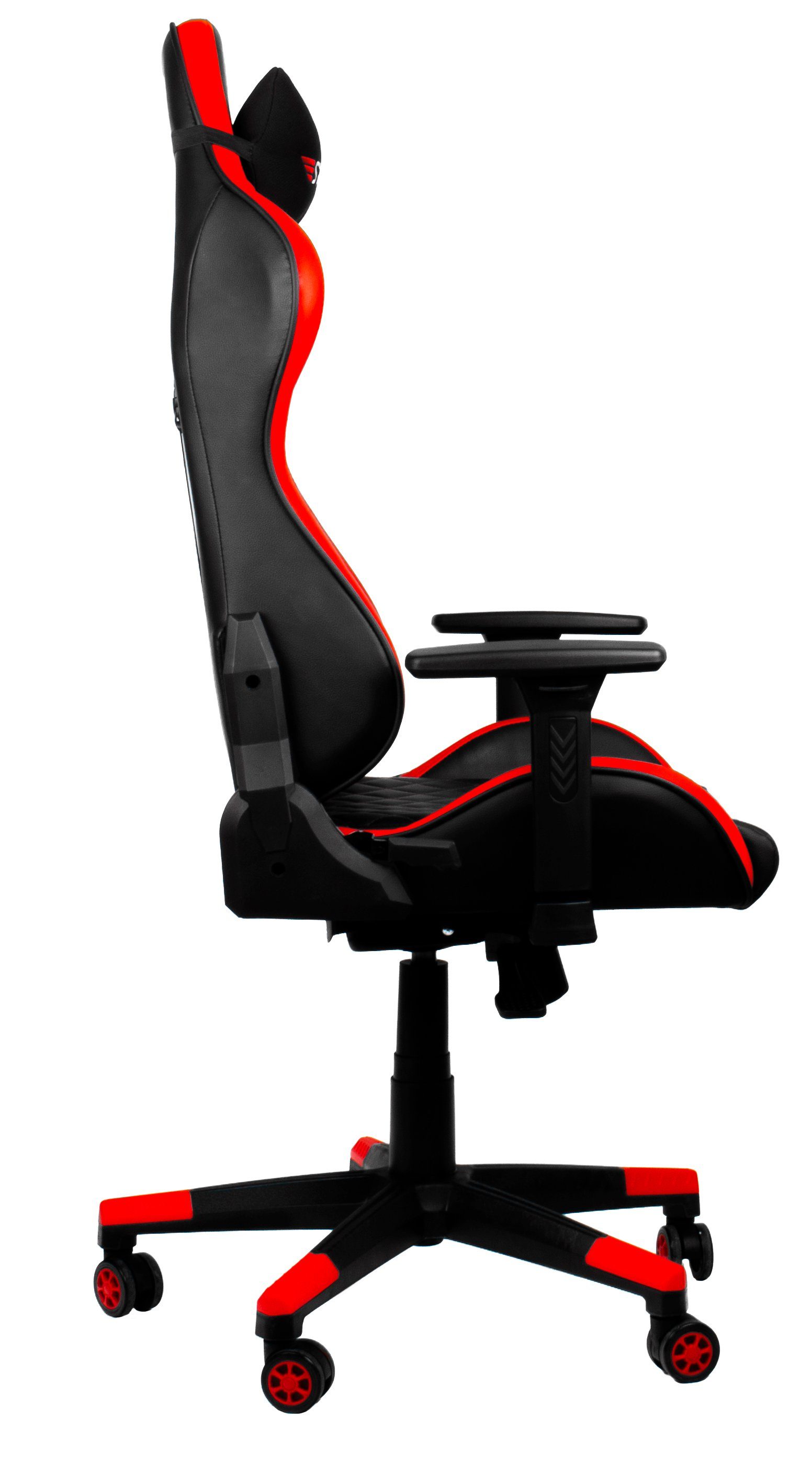 ergonomischer 1100x1100x2mm Red inklusive Bodenschutzmatte Gamingstuhl, Hyrican Striker Schreibtischstuhl Gaming-Stuhl "Code (Set), XL"