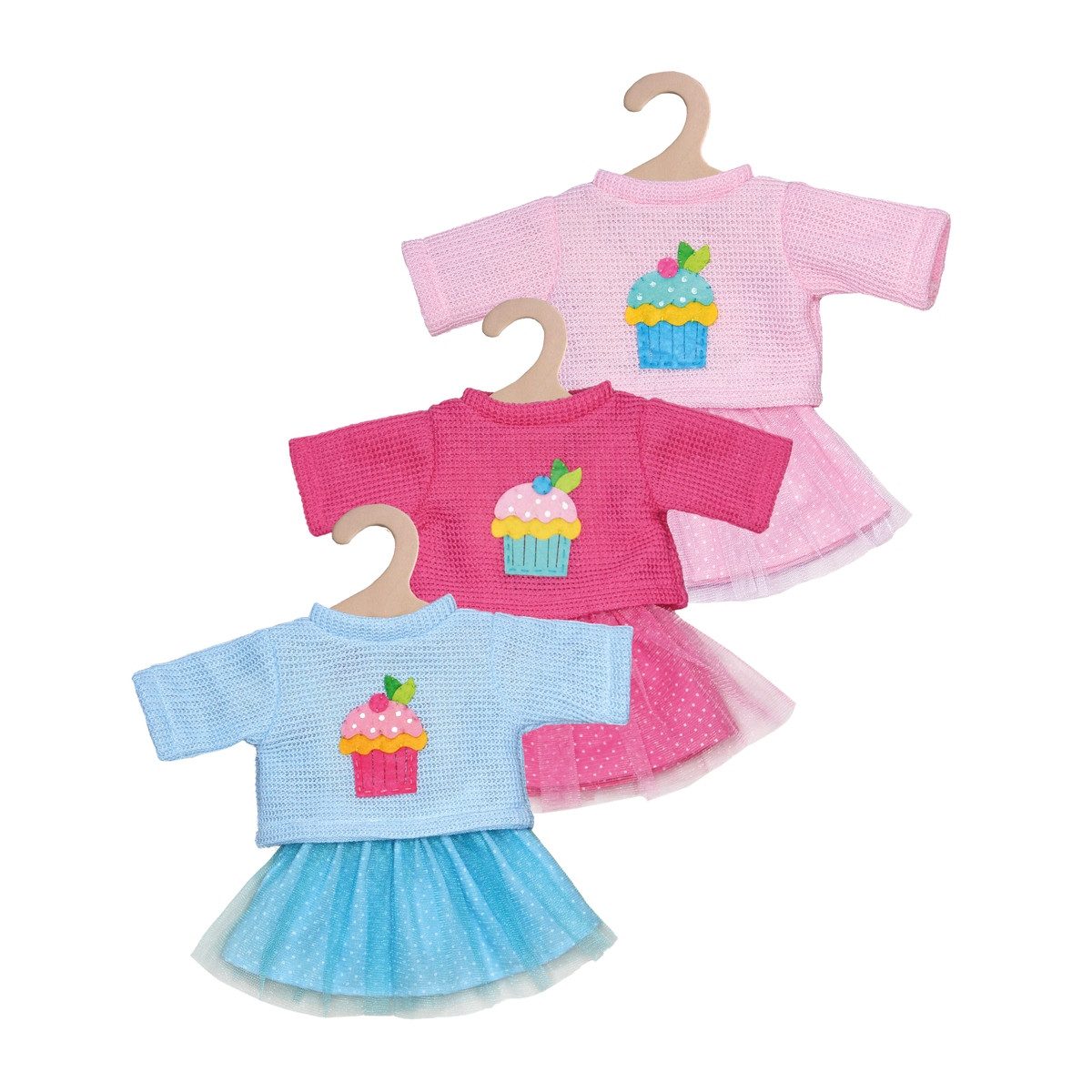 Heless Puppenkleidung Cupcake Pullover mit Tüllrock Größe 35-45cm