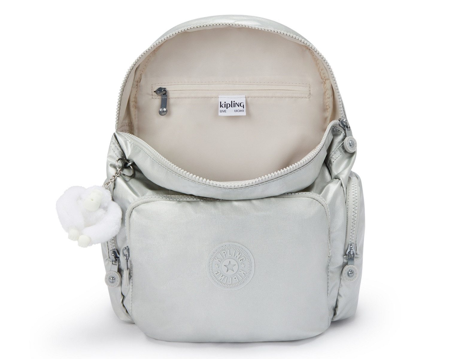 KIPLING Freizeitrucksack City Zip Mini 9 Liter (1, 1-tlg., Stück), Klipling-Affe