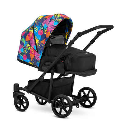 babies-on-wheels Kombi-Kinderwagen 2 in 1 Kinderwagen-Set Roy - 12 Teile - in 7 Farben