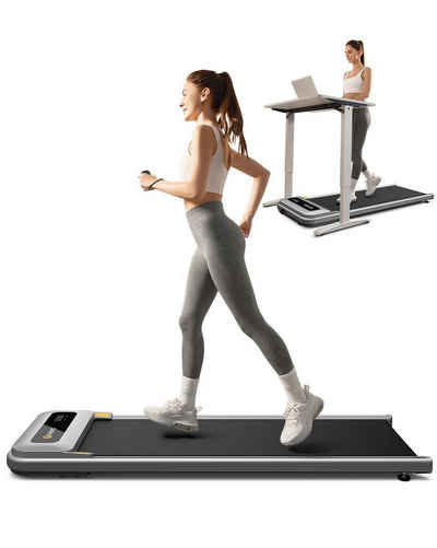 REDOM Laufband Profi Elektrisches Laufband Fitness Treadmill Sports Zuhause 0.8-6km/h (8 Silikon-Stoßdämpfer und 5-lagigem Laufgürtel, 1-tlg., Trainingspfade mit Fernbedienung und LED-Display, UREVO), Walking pad für Zu Hause Büro