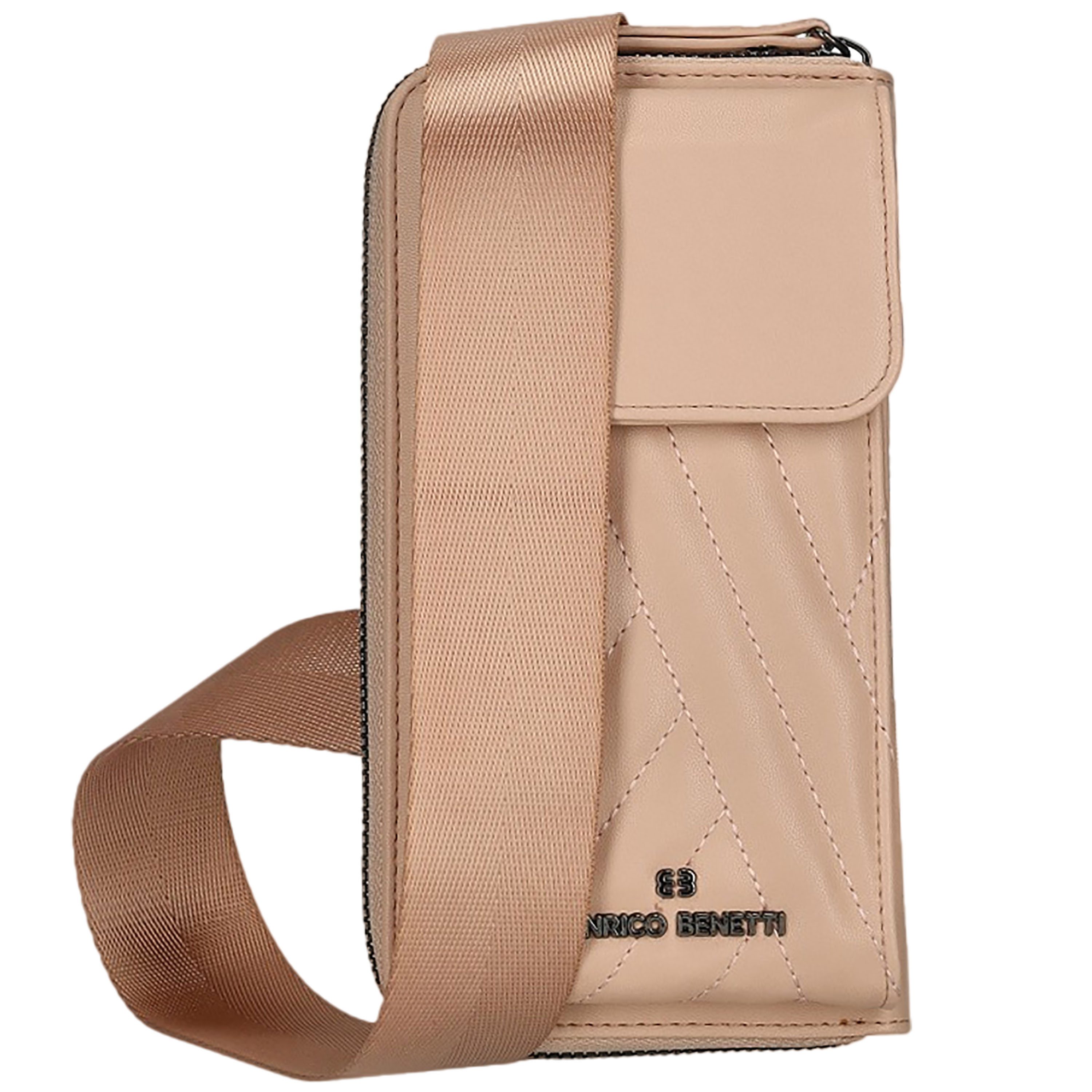 Enrico Benetti Handytasche Kleine Umhängetasche Damen - mit Geldbörse (2in1 Crossbody Tasche, 1-tlg., zum umhängen), kompatibel mit Apple iPhone 13, 14, 15, 16 Pro, Pro Max, Plus