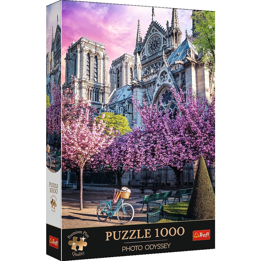 Trefl Puzzle Trefl, Notre Dame, 1000 Teile Premium Plus Puzzle, 1000 Puzzleteile
