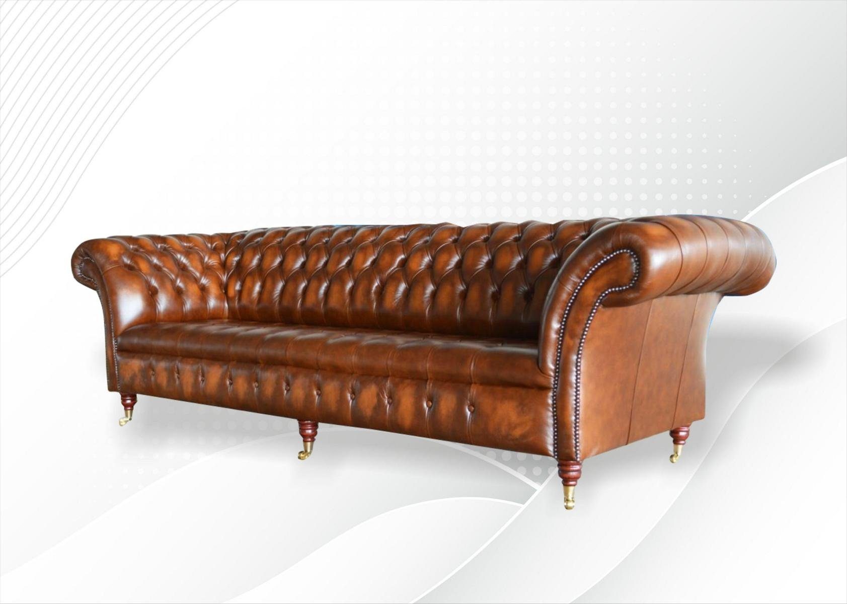 JVmoebel Chesterfield-Sofa, Chesterfield Sitzer cm Sofa Couch 4 265 Design Sofa