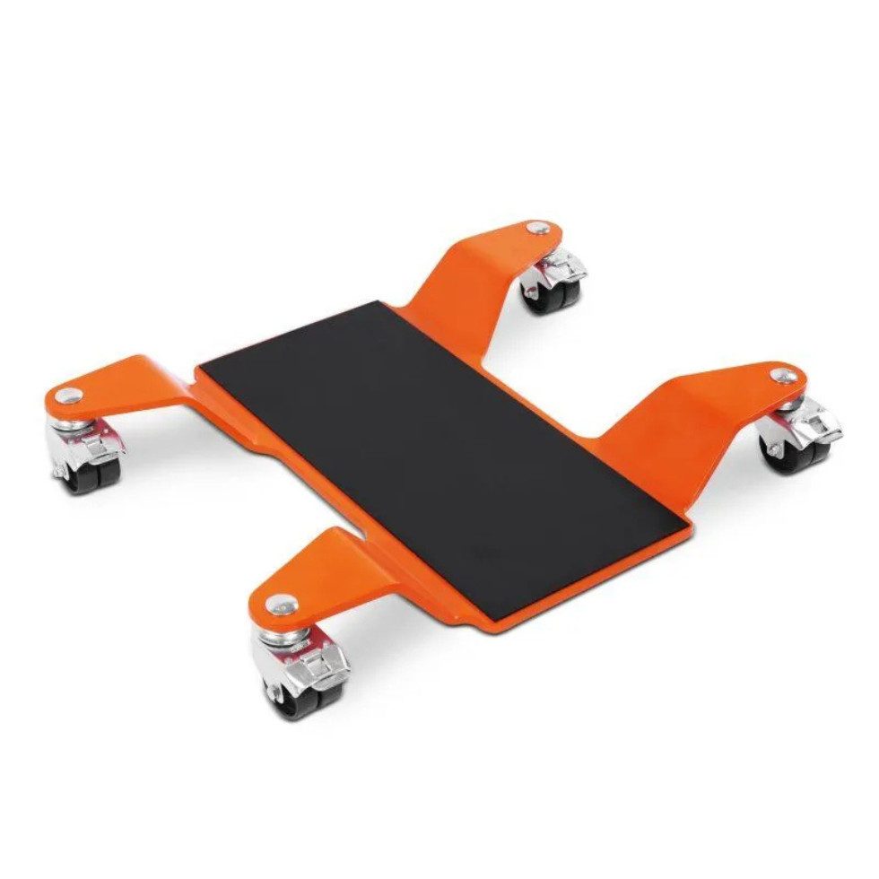ConStands Rangierwagenheber Mover II 320 kg - Motorrad Rangierhilfe für Orange Hauptständer Rangi