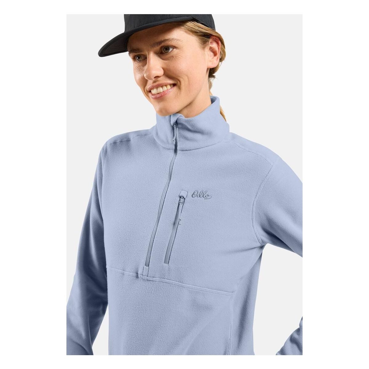 Odlo Fleecejacke Classic Vielseitiges, schnelltrocknendes Damen-Fleece mit recycelten