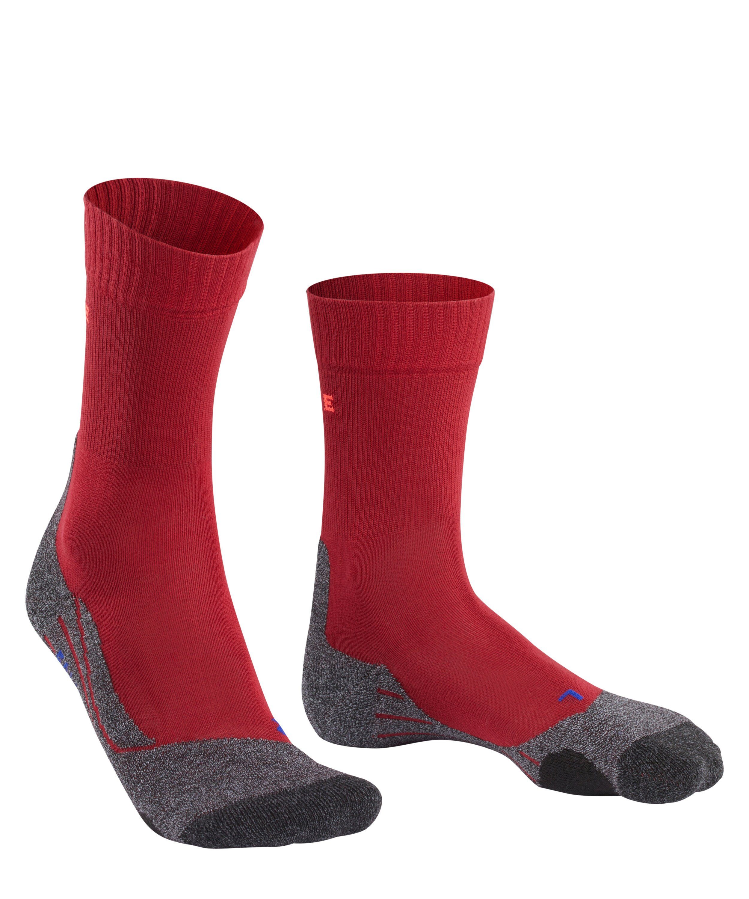 FALKE Wandersocken TK2 Cool (1-Paar) Explore (8830) im Komfort Mittelgebirge ruby hoher