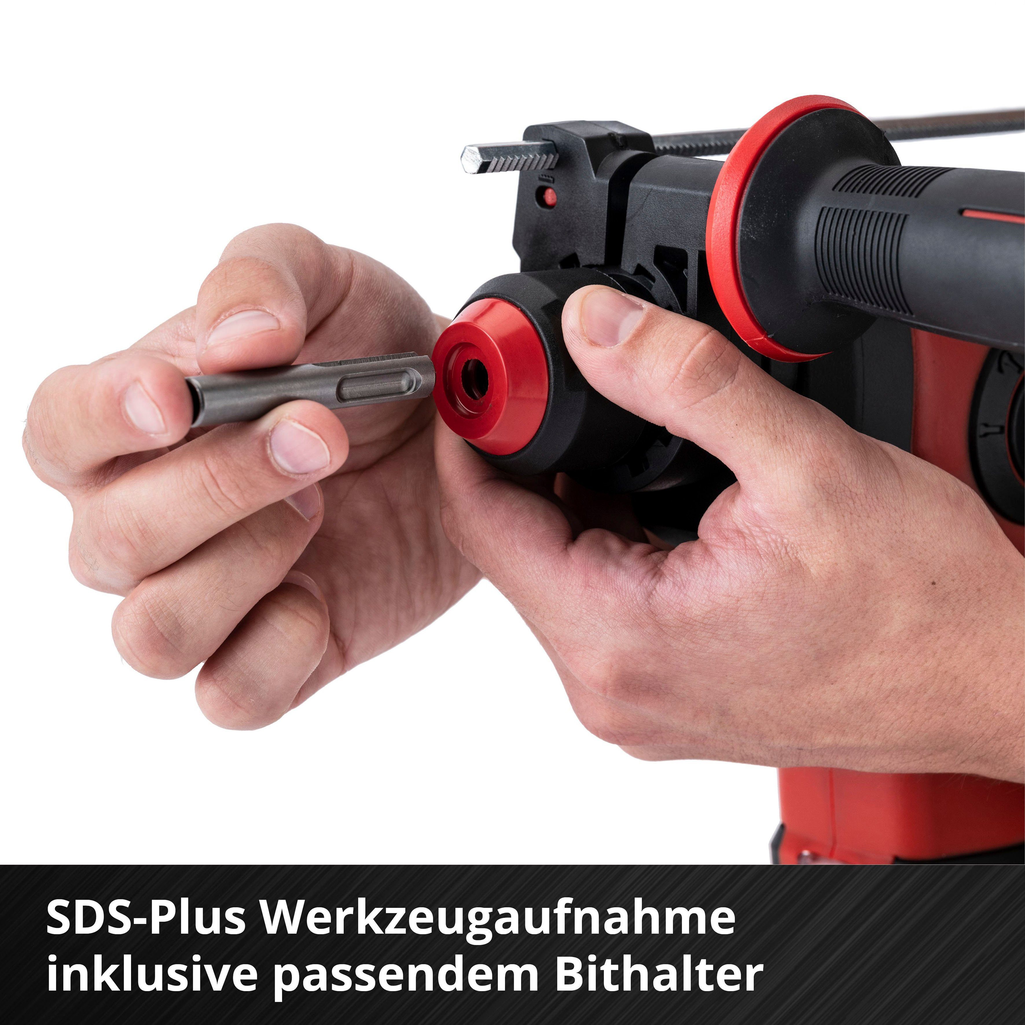 Einhell Akku-Bohrhammer HEROCCO 18/20, max. 1200 U/min, Power X-Change, SDS+, ohne Akku & Ladegerät, inkl. Transportkoffer – Bild 3 von 5