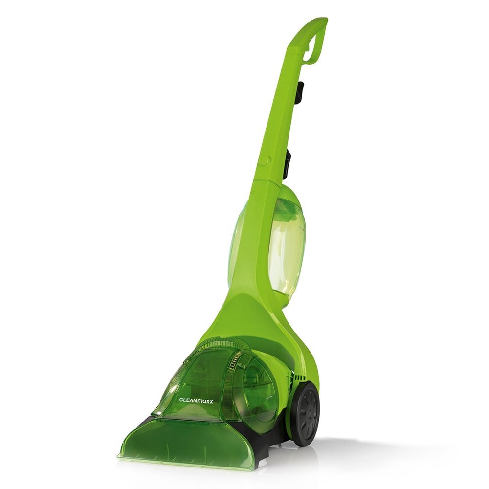 CLEANmaxx Teppichreinigungsgerät Teppichreiniger - Waschsauger - 500W - limegreen, 500 W, mit Beutel, inkl. Teppichshampoo