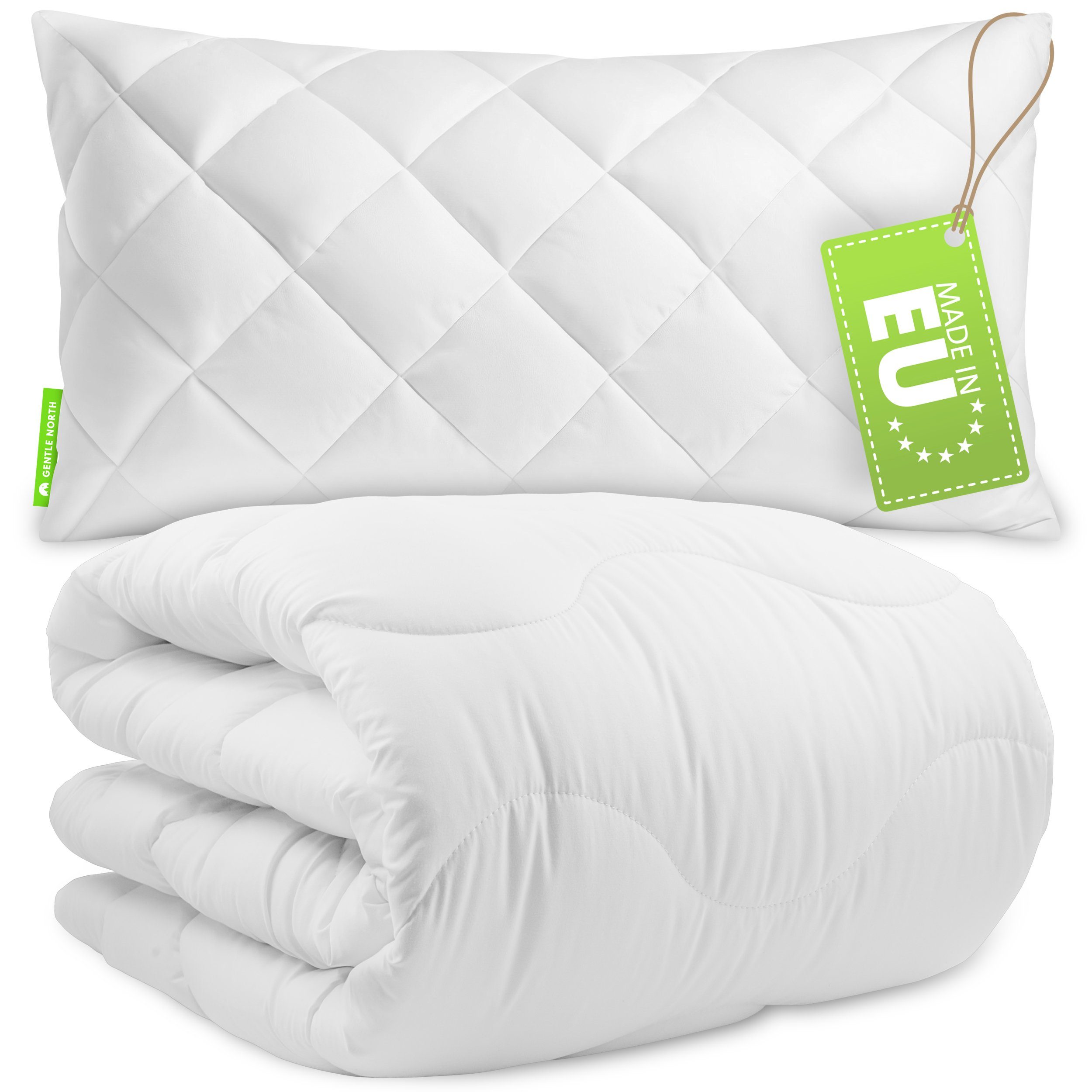 Gentle North Microfaserbettdecke + Kopfkissen Bettdecke & Kopfkissen-Set - günstig online kaufen