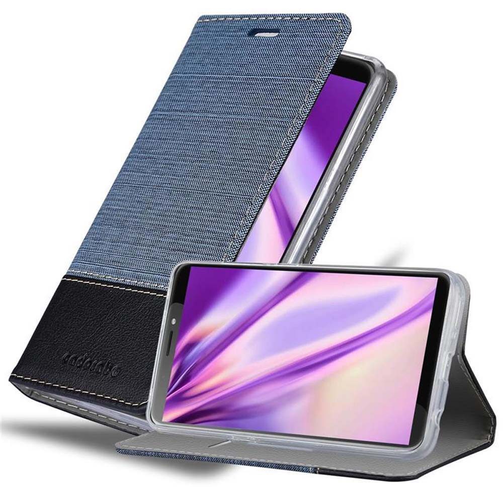 Cadorabo Handyhülle für HTC Desire 12 PLUS Hülle HTC Desire 12 PLUS, Klappbare Handy Schutzhülle - Hülle - mit Standfunktion und Kartenfach
