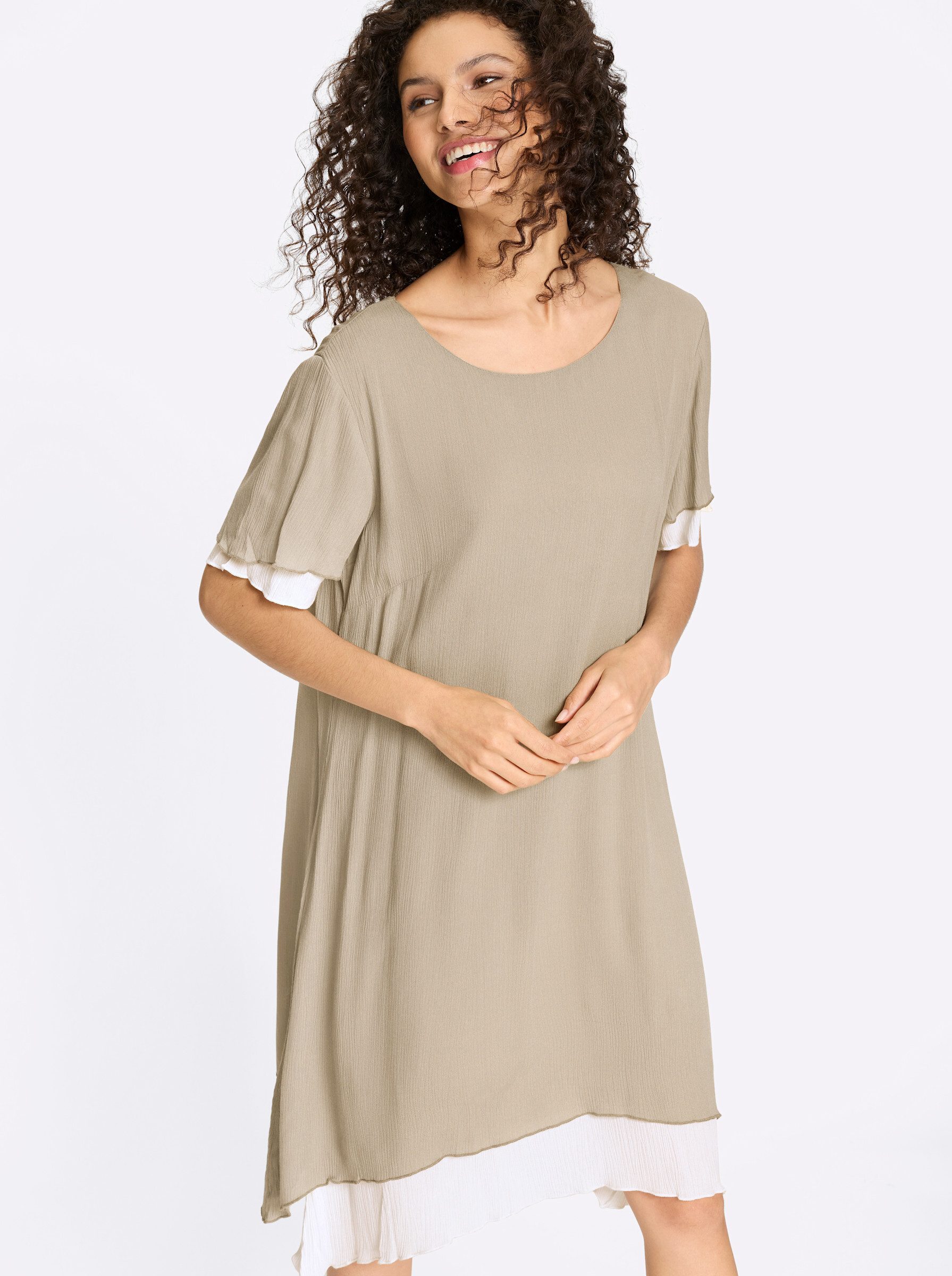 heine Etuikleid Kleid Kurzarm