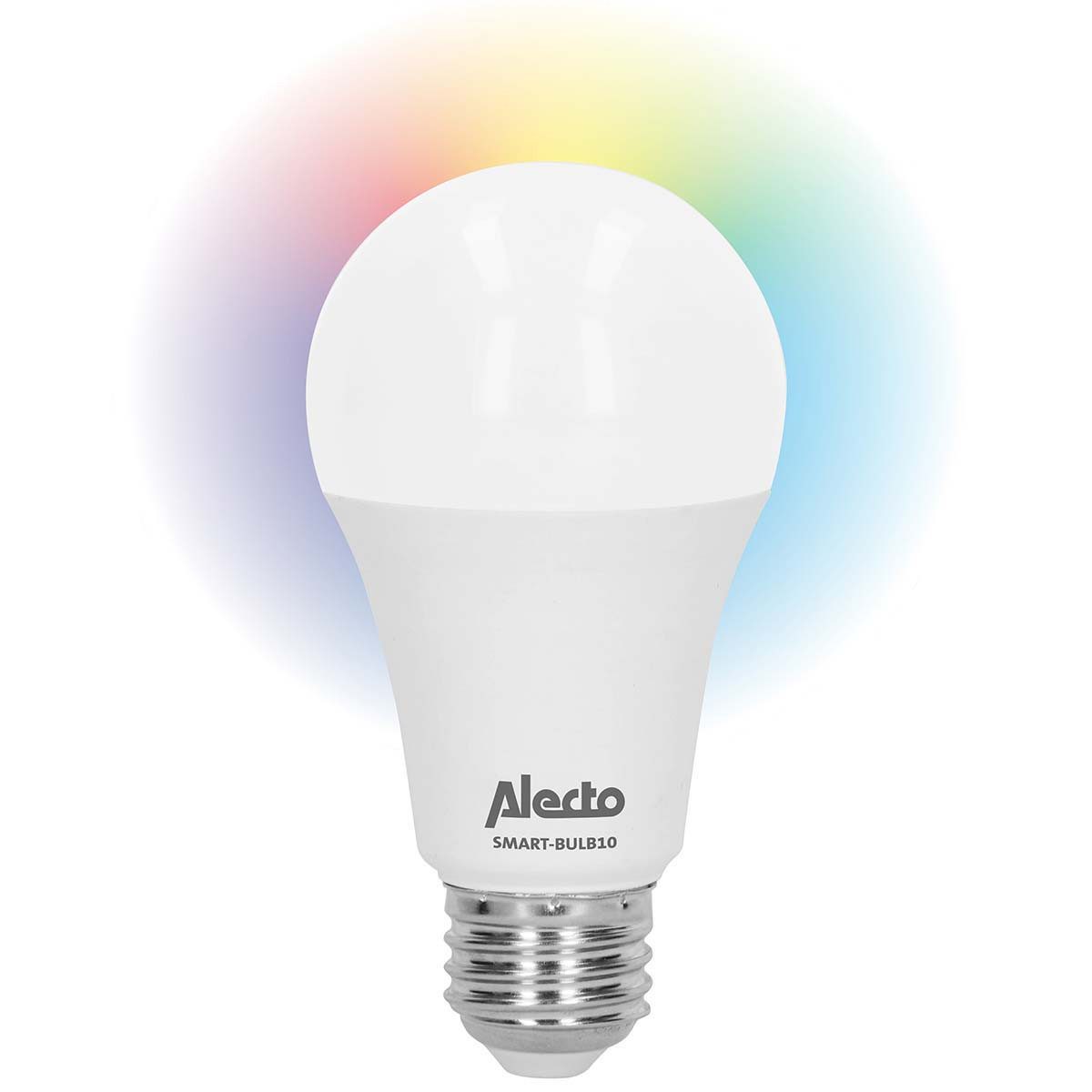 Alecto Smarte LED-Leuchte SMART-BULB10, WLAN, dimmbar, Farbwechselfunktion, App- und Sprachsteuerung, LED, Warmweiss,Naturweiss,Kühles weiss,Sehr warmes Weiß,RGB, WLAN, dimmbar, Farbwechselfunktion, App- und Sprachsteuerung