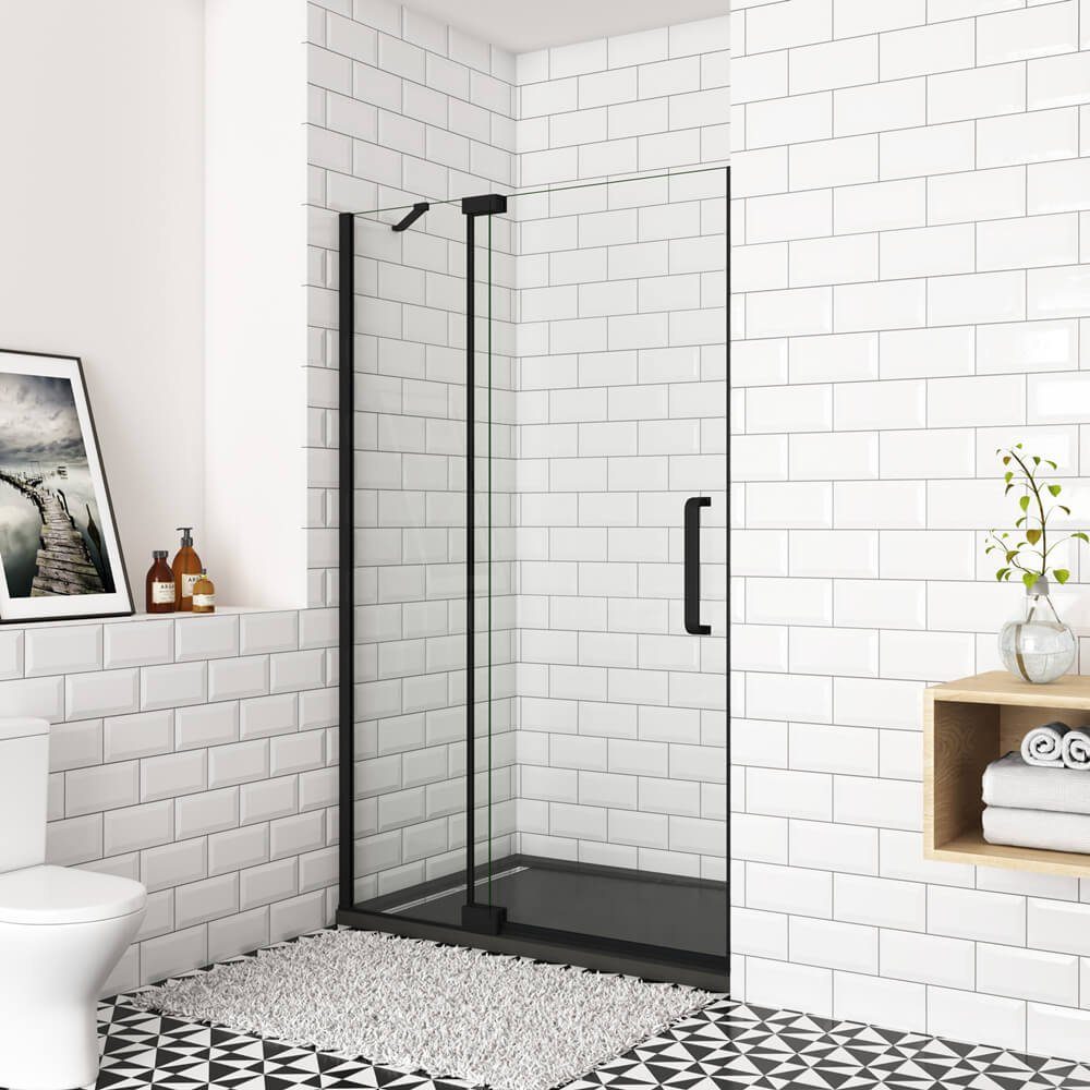 duschspa Dusch-Drehtür 8mm Nano Glas Duschtür Nischentür Drehtür Schwingtür Dusche Glastür, Einscheibensicherheitsglas, Sicherheitsglas, (Set) Klarglas